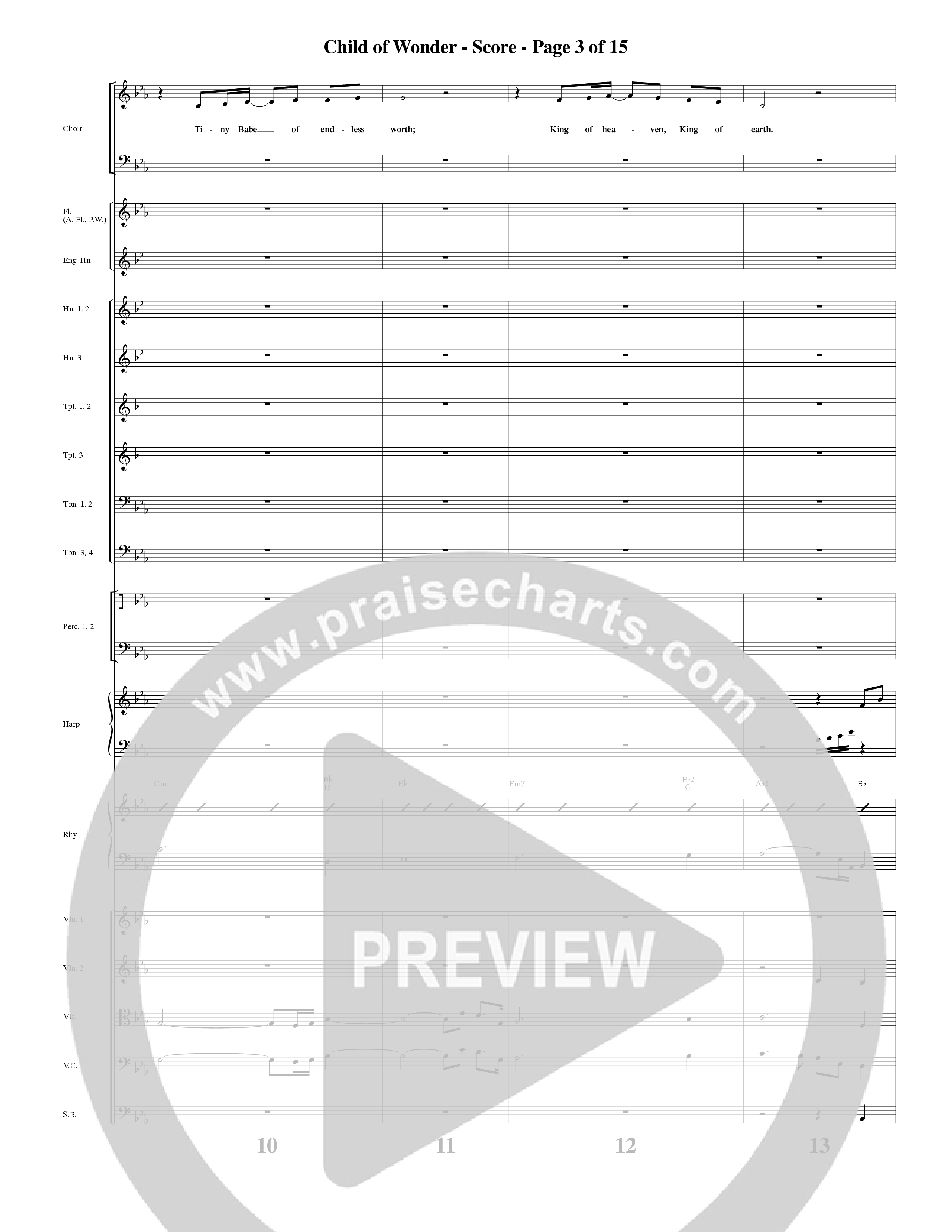 Child Of Wonder (10 Song Choral Collection) Song 4 (Orchestration) (Word Music Choral / Arr. Lari Goss)