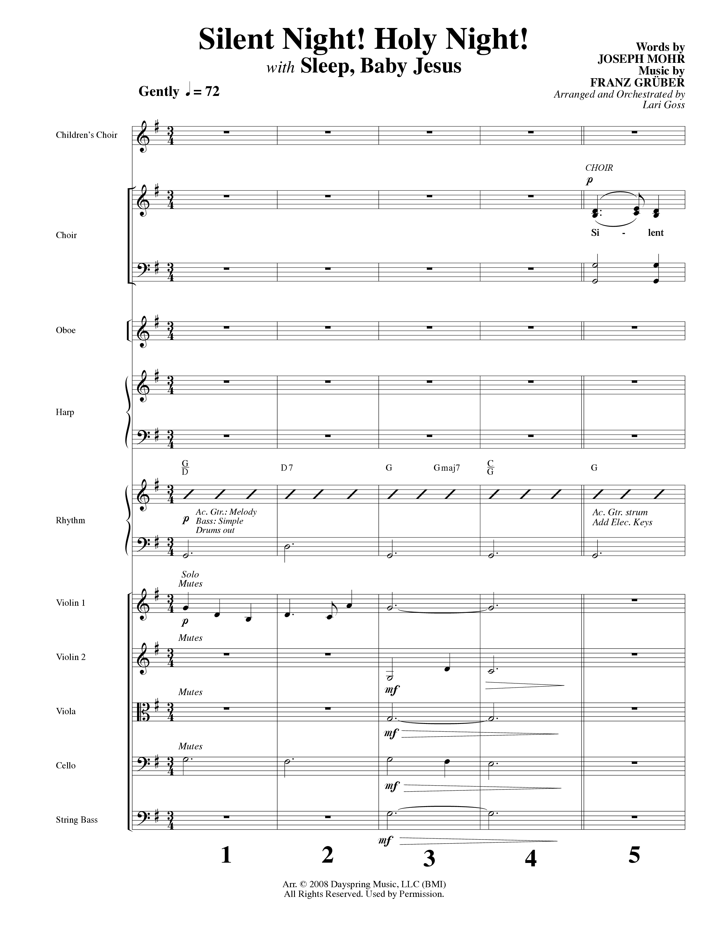 Child Of Wonder (10 Song Choral Collection) Song 9 (Orchestration) (Word Music Choral / Arr. Lari Goss)