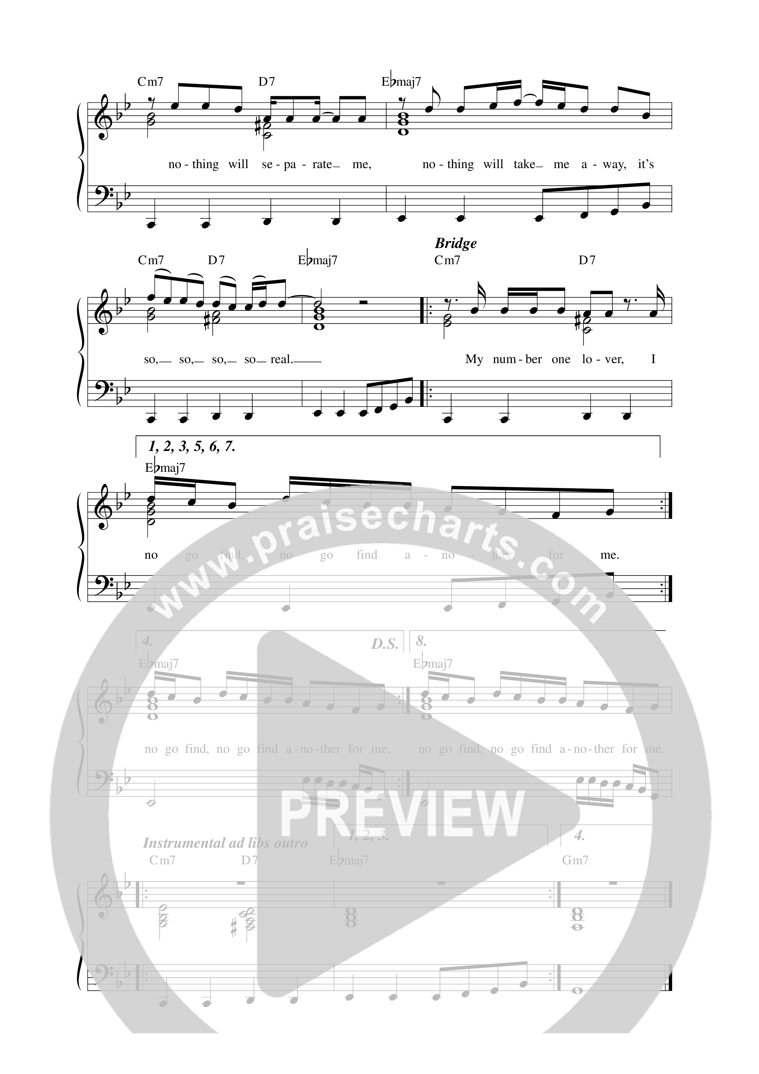 So Real Lead Sheet Melody (CalledOut Music)