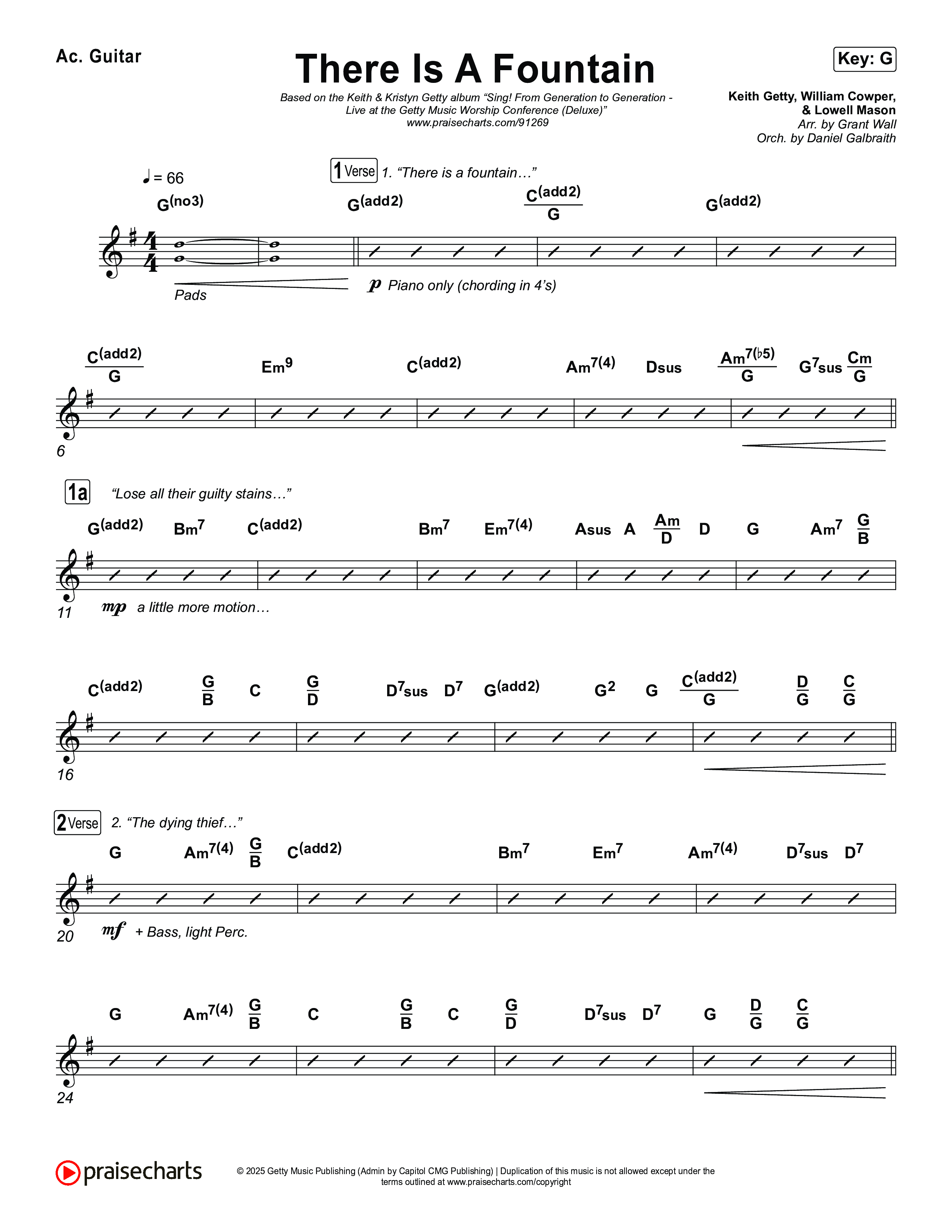 There Is A Fountain Acoustic Guitar (Keith & Kristyn Getty)