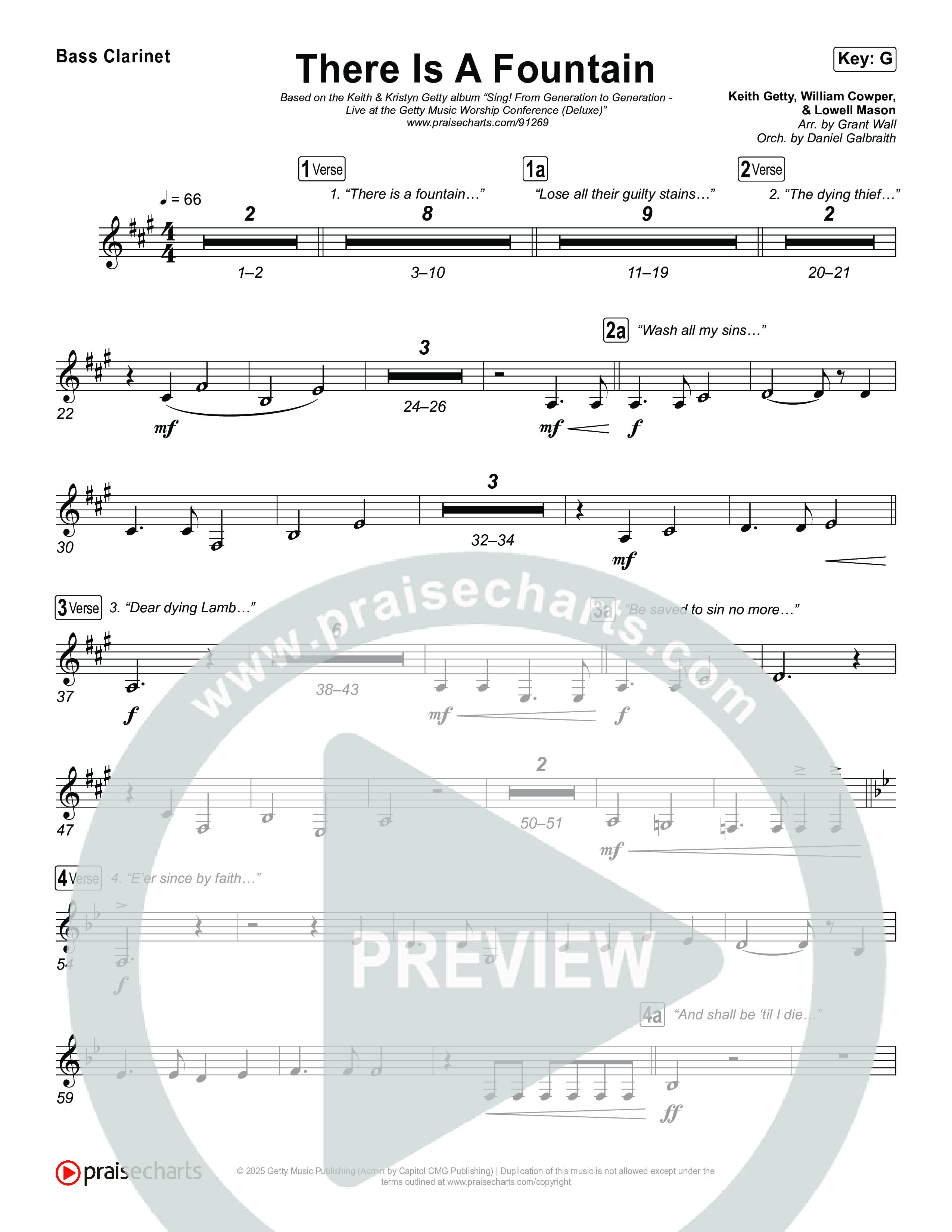 There Is A Fountain Bass Clarinet (Keith & Kristyn Getty)