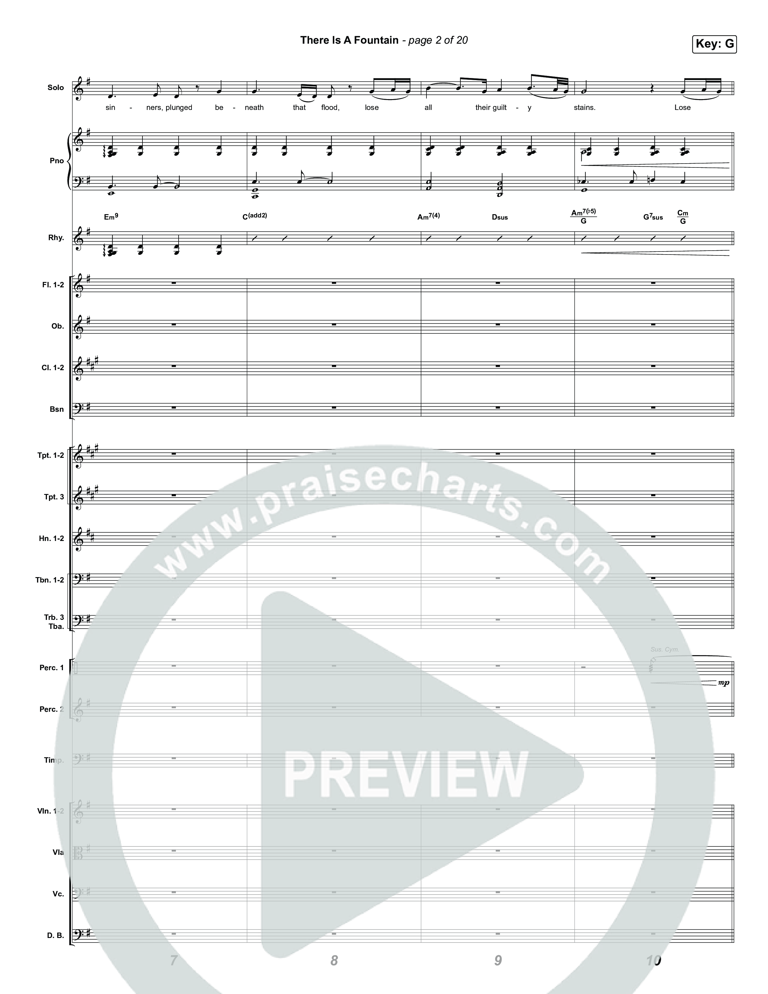 There Is A Fountain Conductor's Score (Keith & Kristyn Getty)