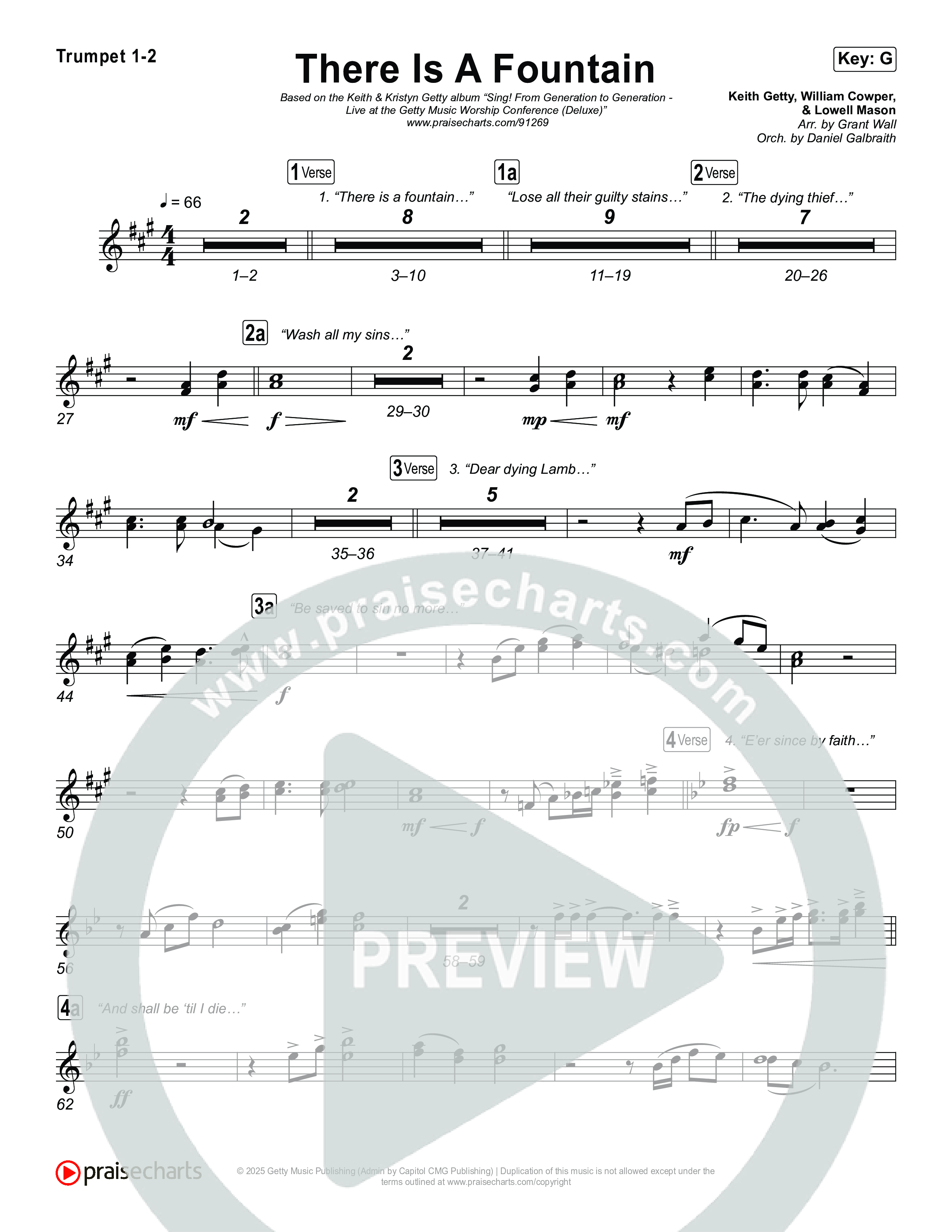 There Is A Fountain Trumpet 1,2 (Keith & Kristyn Getty)
