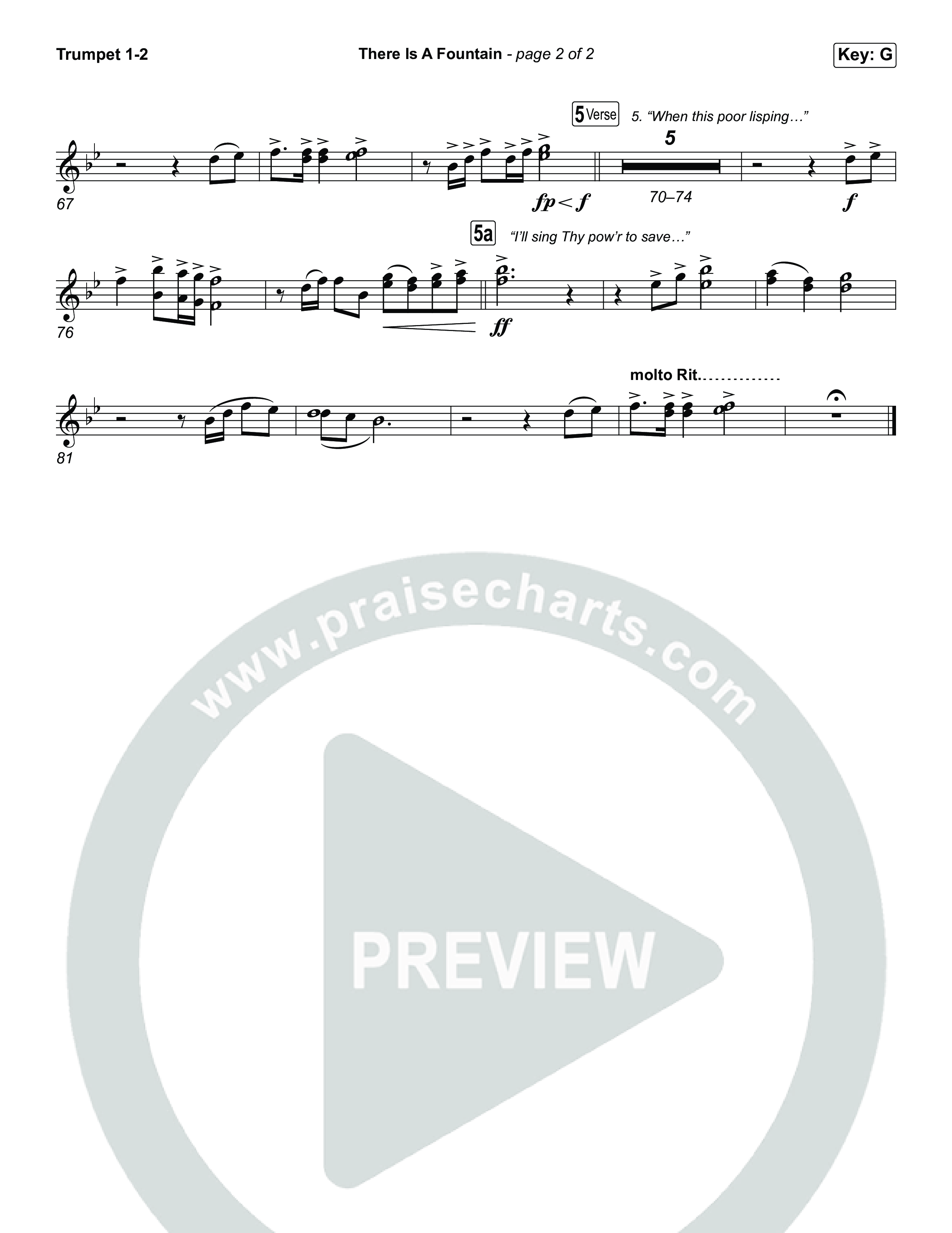 There Is A Fountain Trumpet 1,2 (Keith & Kristyn Getty)