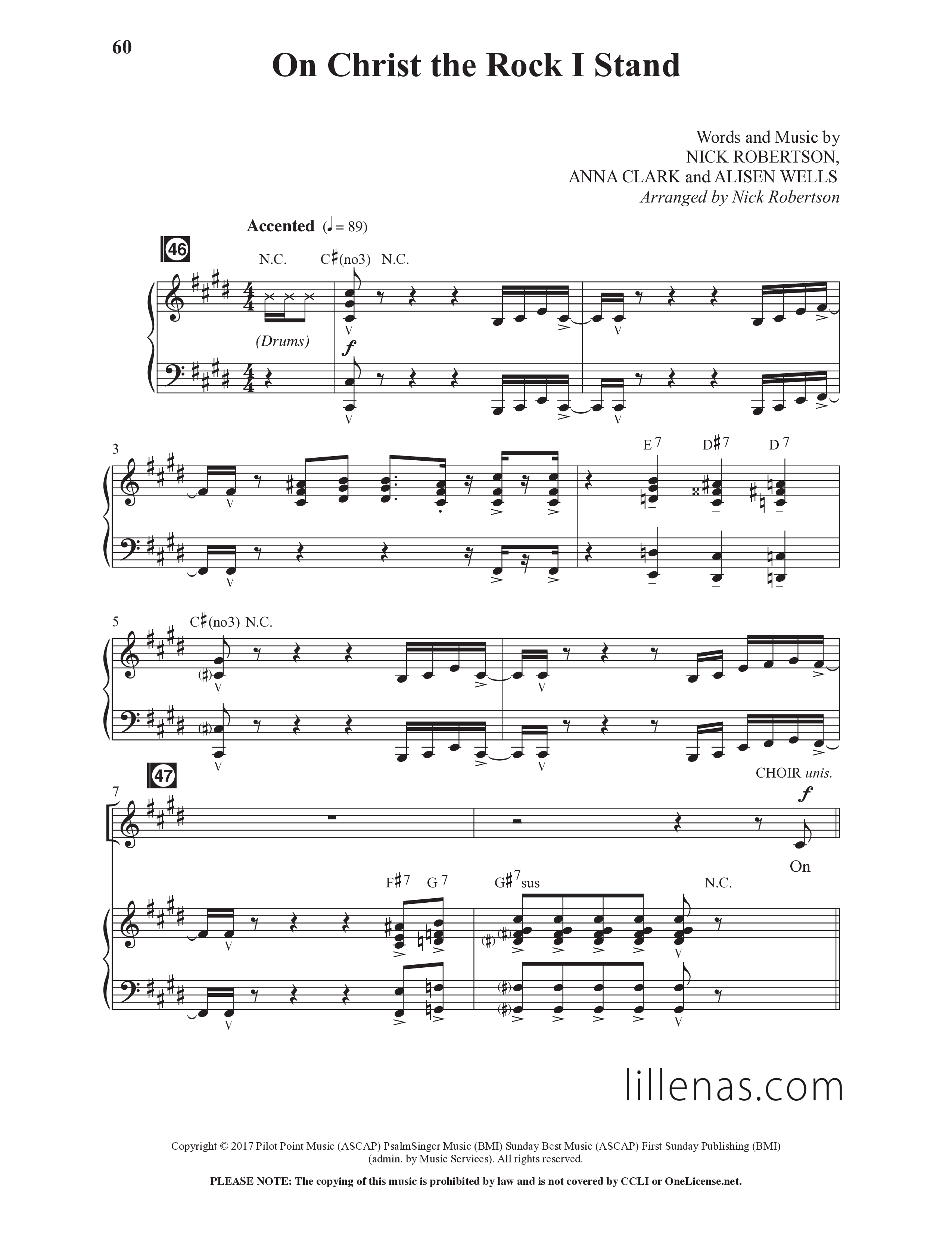 My Feet Are On The Rock (9 Song Choral Collection) Song 7 (Piano SATB) (Lillenas Kids / Arr. Dave Clark)