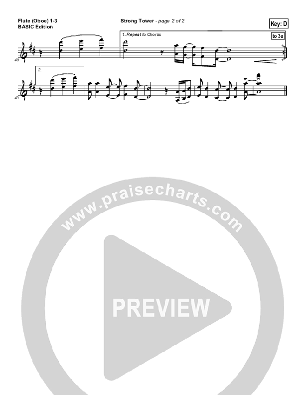 Strong Tower Flute/Oboe 1/2/3 (Kutless)