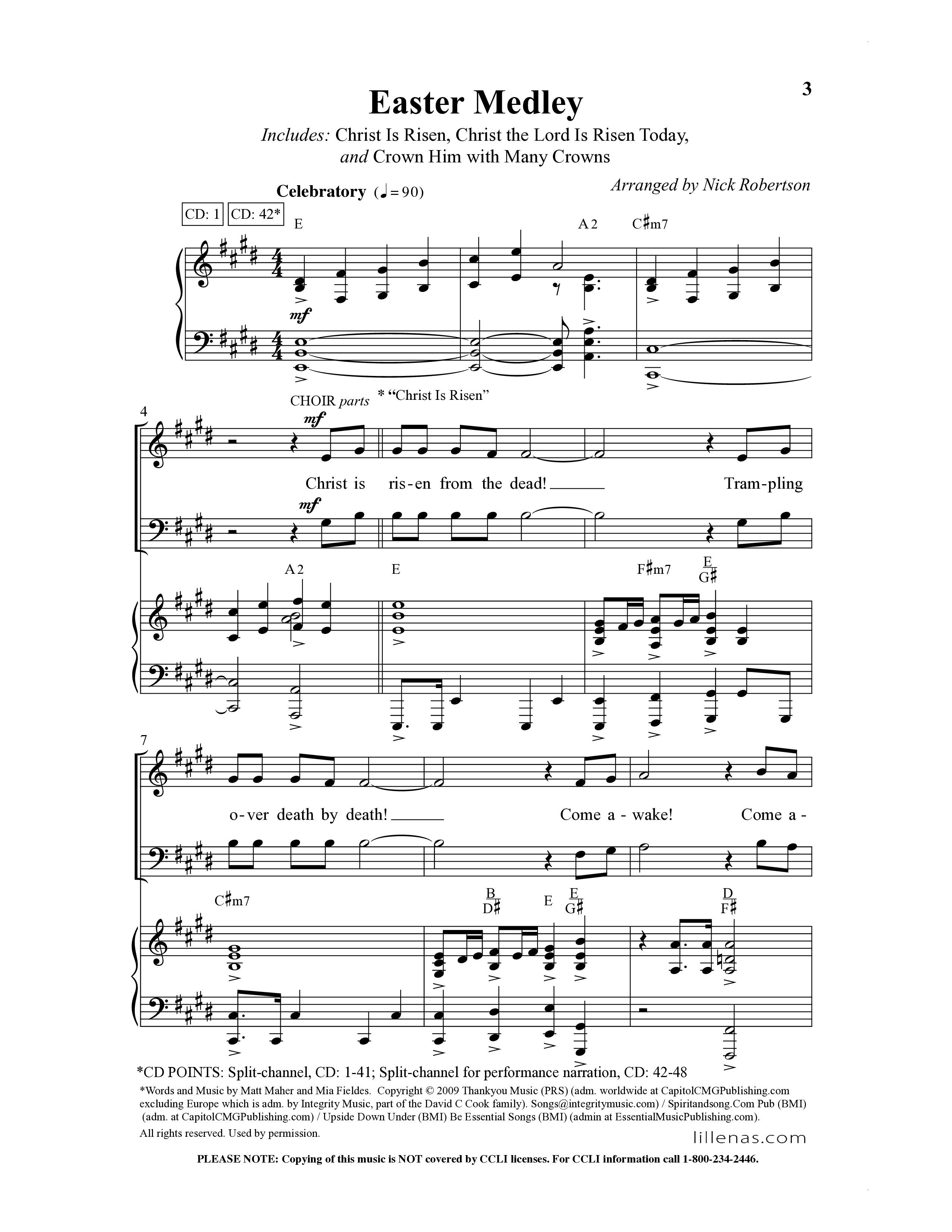 Calvary's Love Story (7 Song Choral Collection) Choral Book (Lillenas Choral / Arr. Nick Robertson)