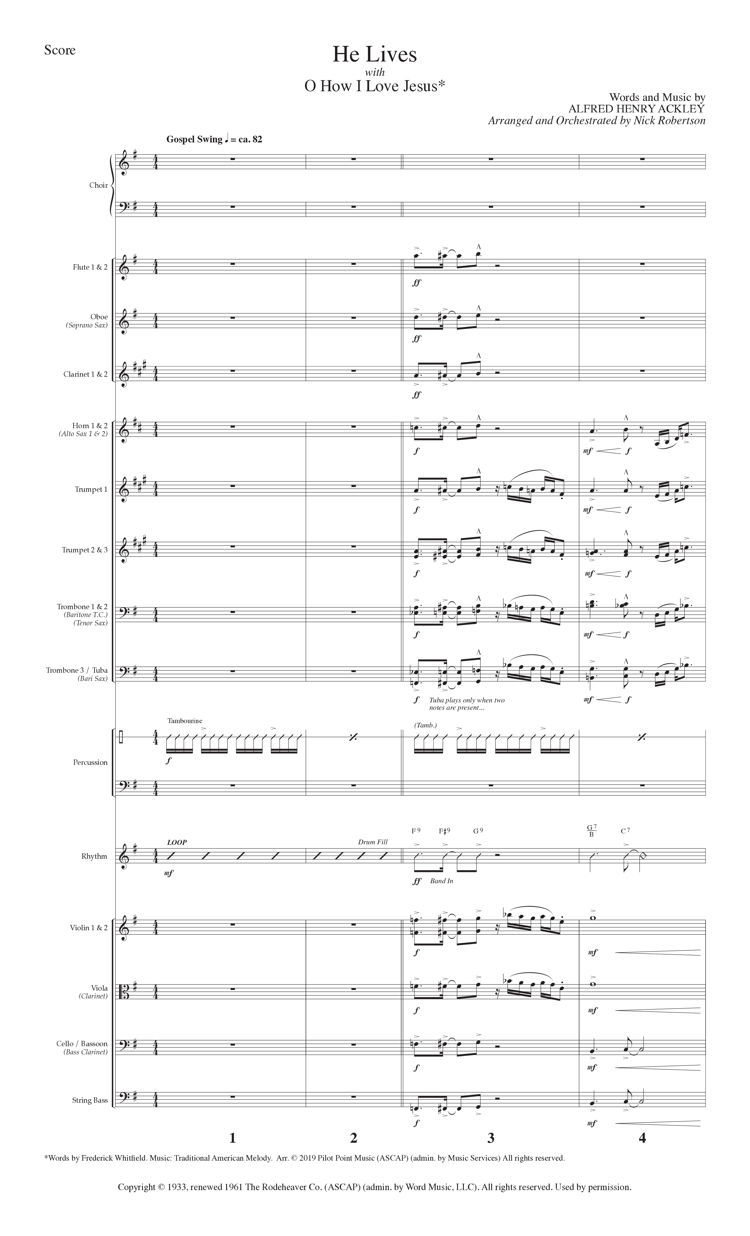 Calvary's Love Story (7 Song Choral Collection) Song 5 (Orchestration) (Lillenas Choral / Arr. Nick Robertson)