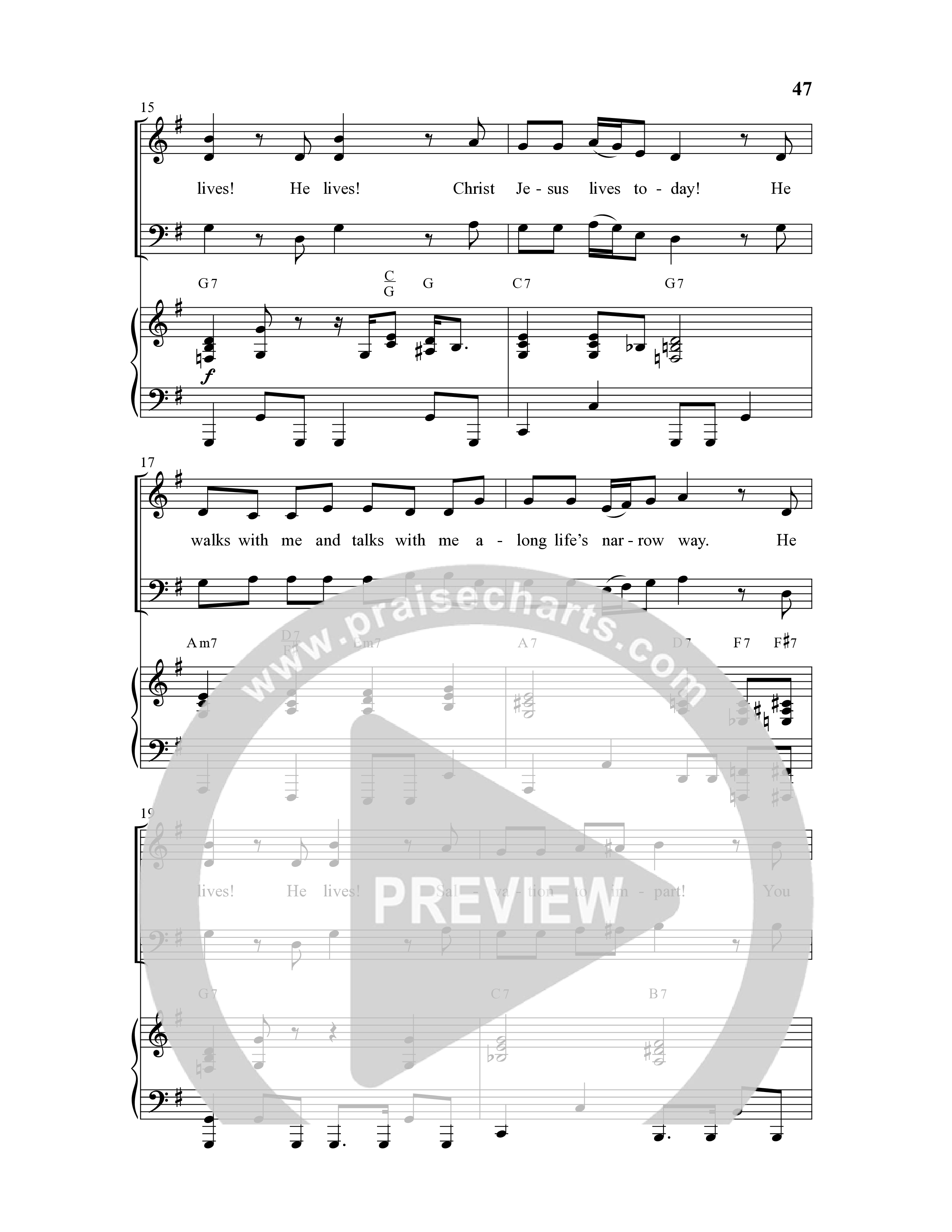 Calvary's Love Story (7 Song Choral Collection) Song 5 (Piano SATB) (Lillenas Choral / Arr. Nick Robertson)