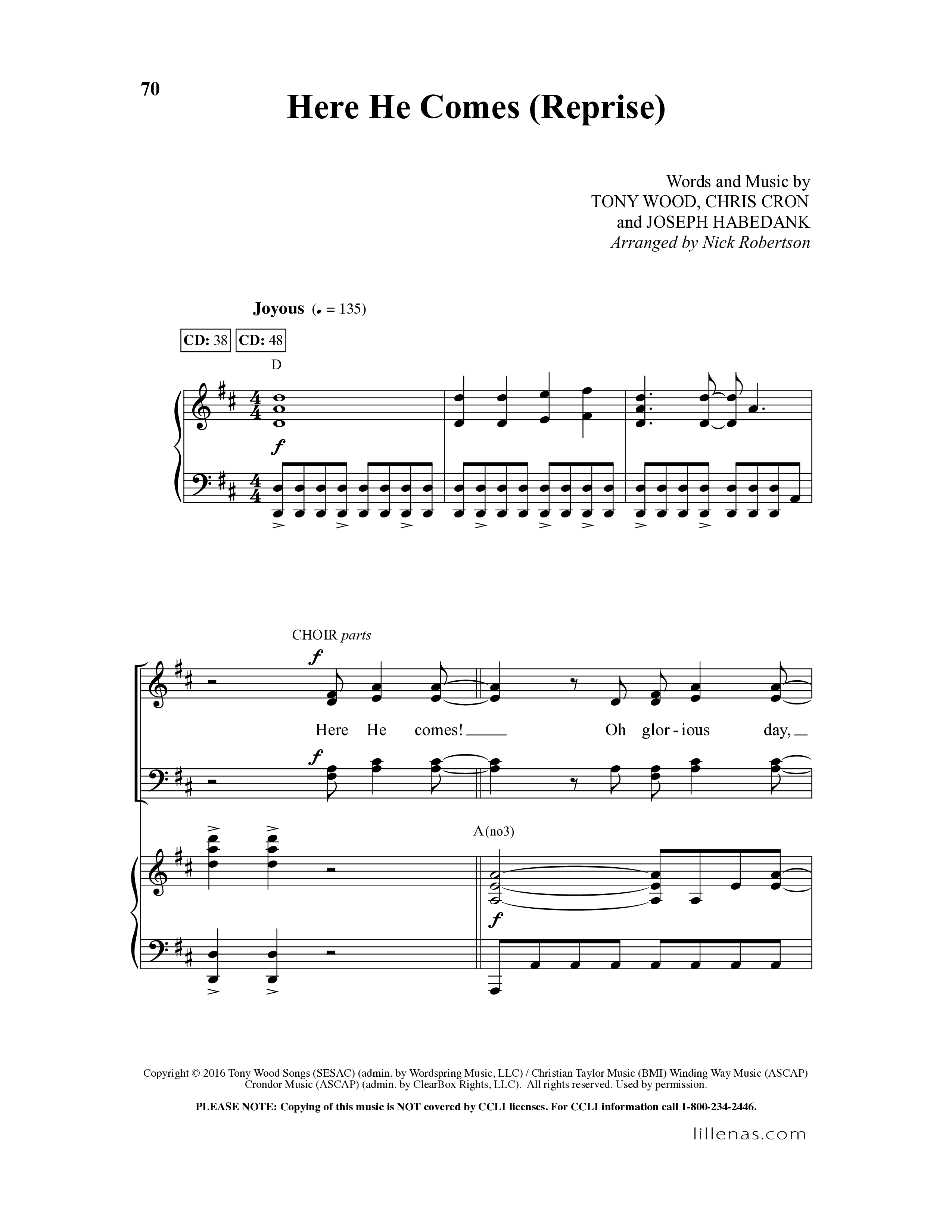 Calvary's Love Story (7 Song Choral Collection) Song 7 (Piano SATB) (Lillenas Choral / Arr. Nick Robertson)