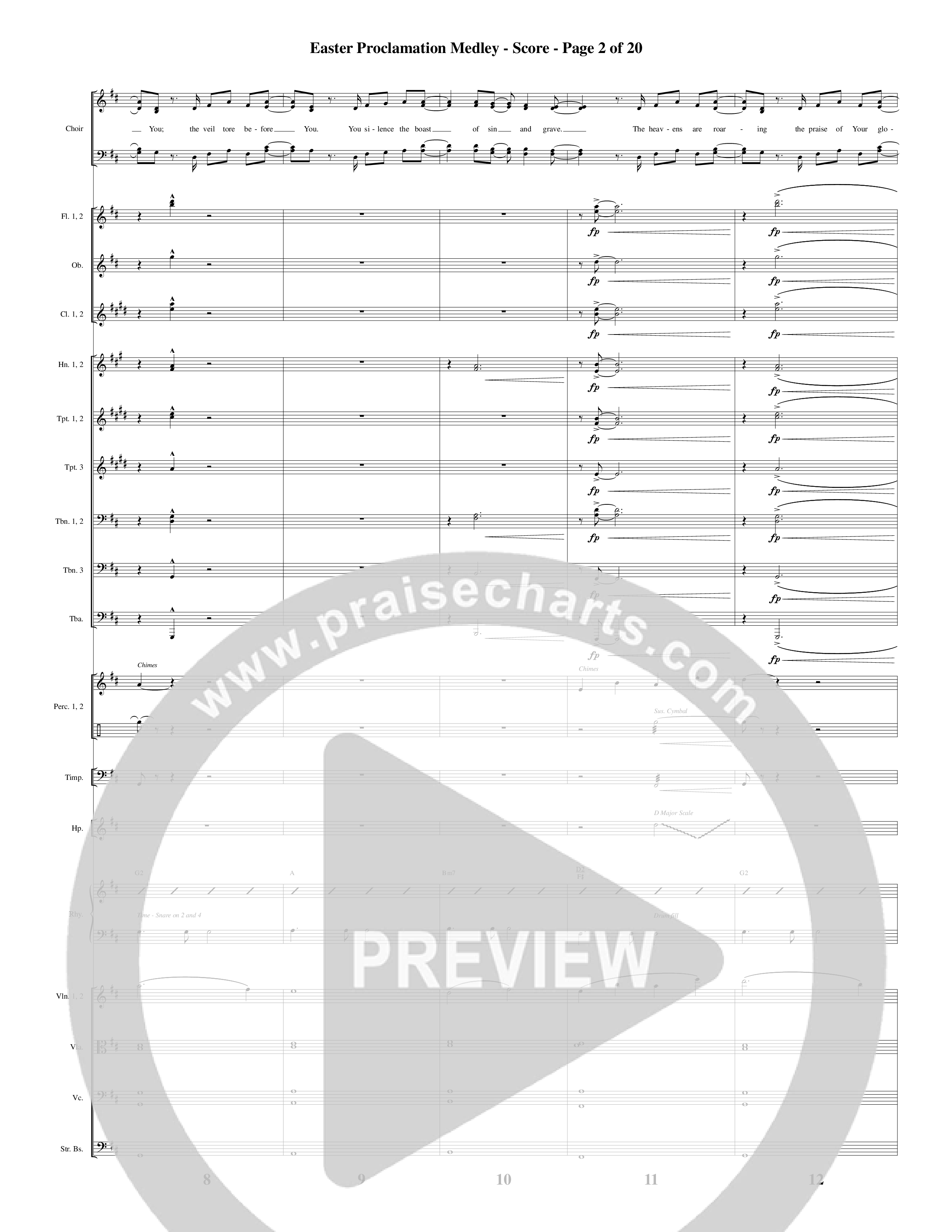 Glorious Cross (8 Song Choral Collection) Orchestrations (SATB) (Word Music Choral / Arr. Marty Hamby)