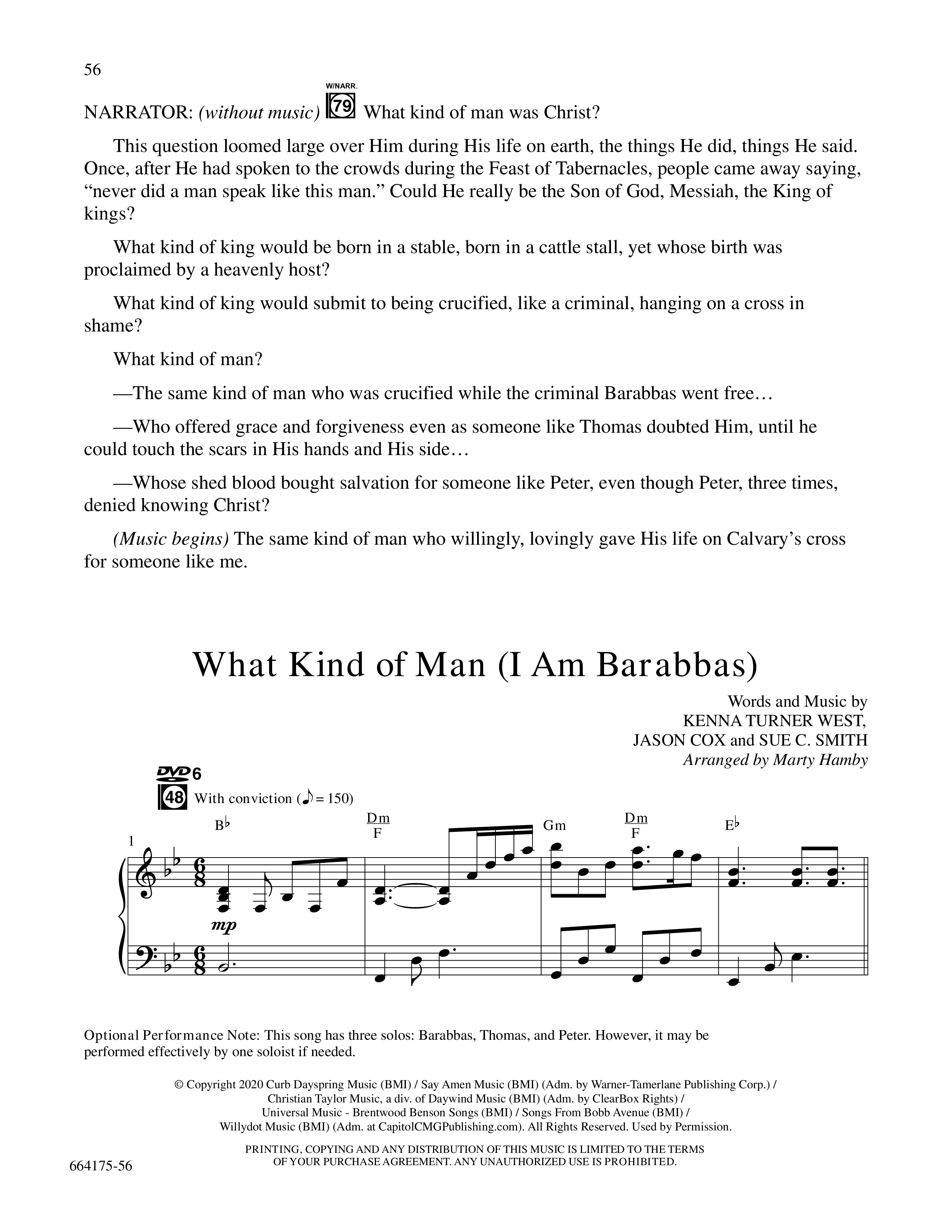 Glorious Cross (8 Song Choral Collection) Song 6 (Piano SATB) (Word Music Choral / Arr. Marty Hamby)