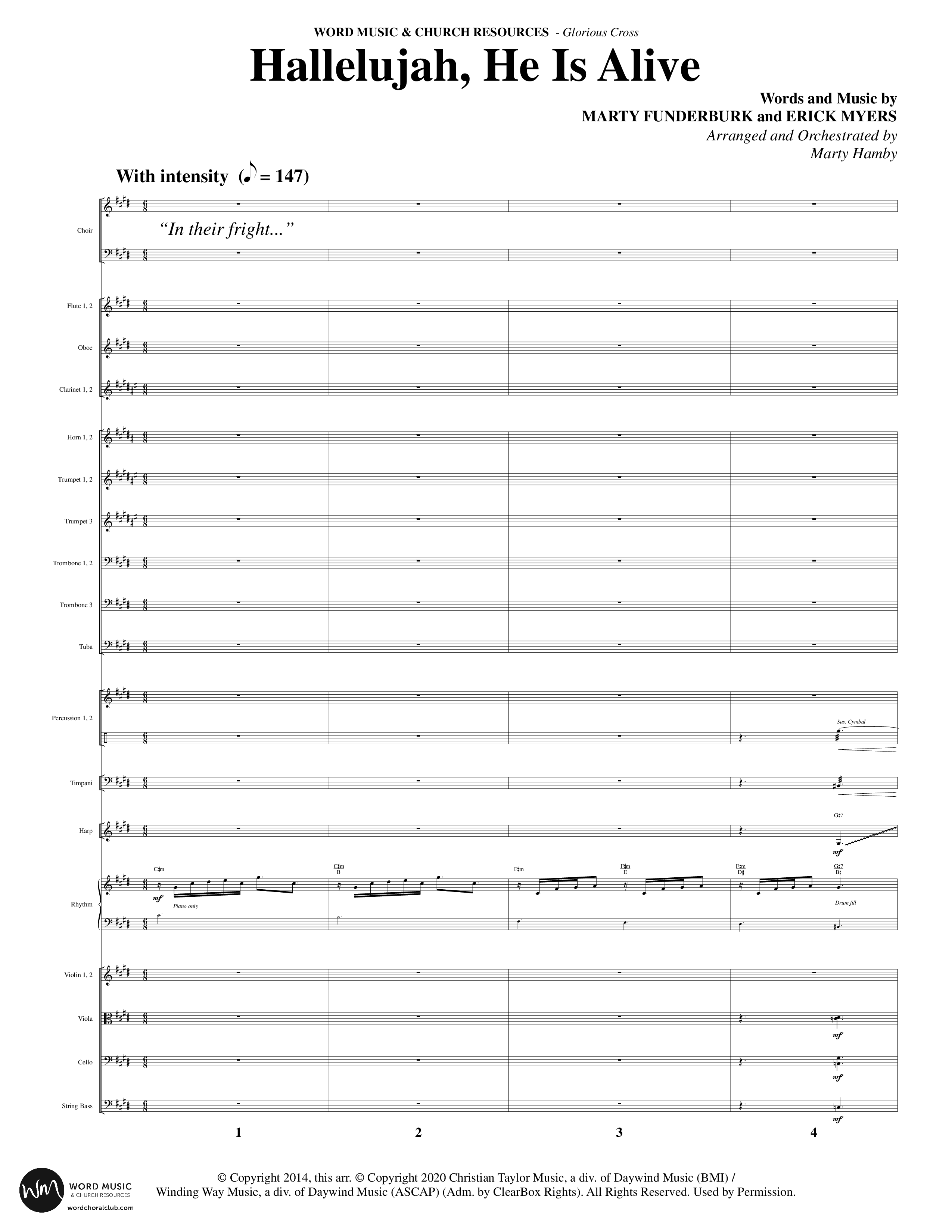 Glorious Cross (8 Song Choral Collection) Song 7 (Orchestration) (Word Music Choral / Arr. Marty Hamby)