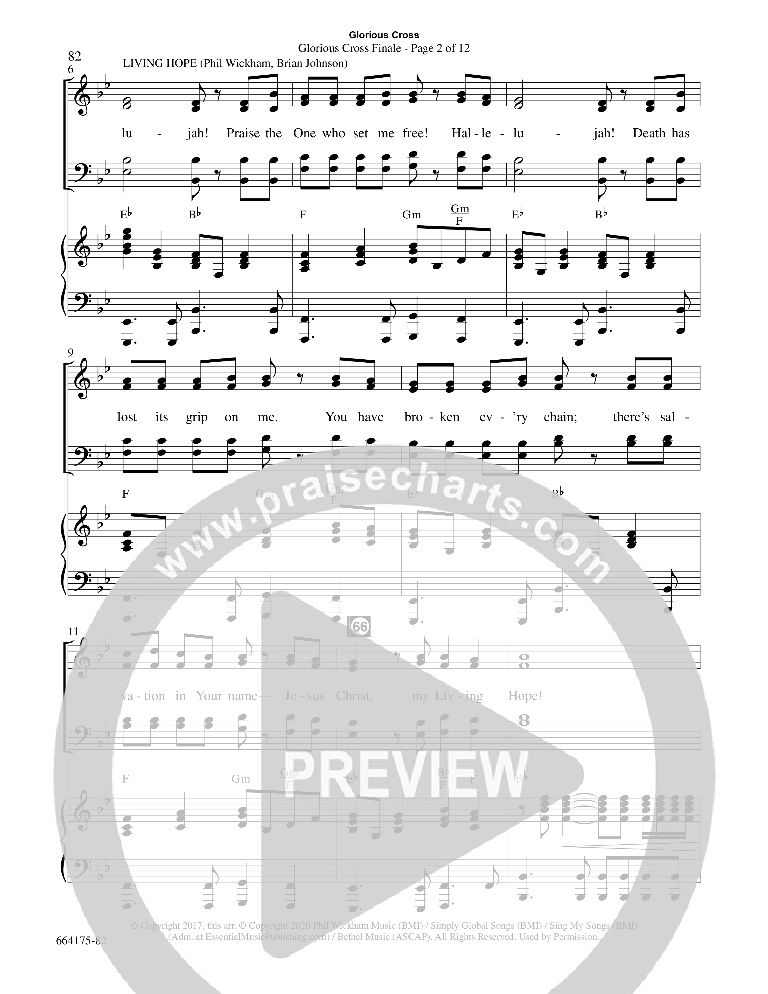 Glorious Cross (8 Song Choral Collection) Song 8 (Piano SATB) (Word Music Choral / Arr. Marty Hamby)