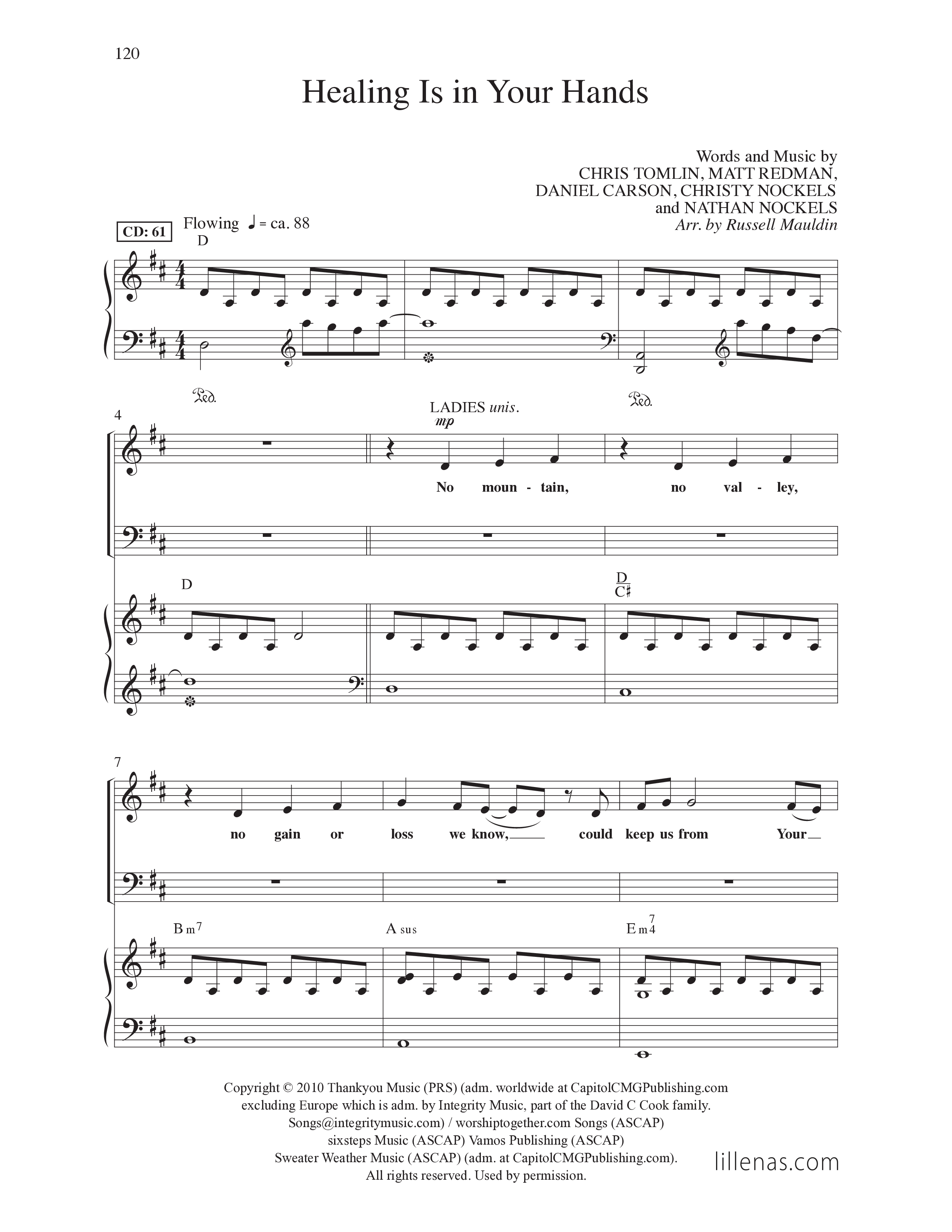 Top Anthem Collection (15 Song Choral Collection) Song 10 (Piano SATB) (Lillenas Choral)