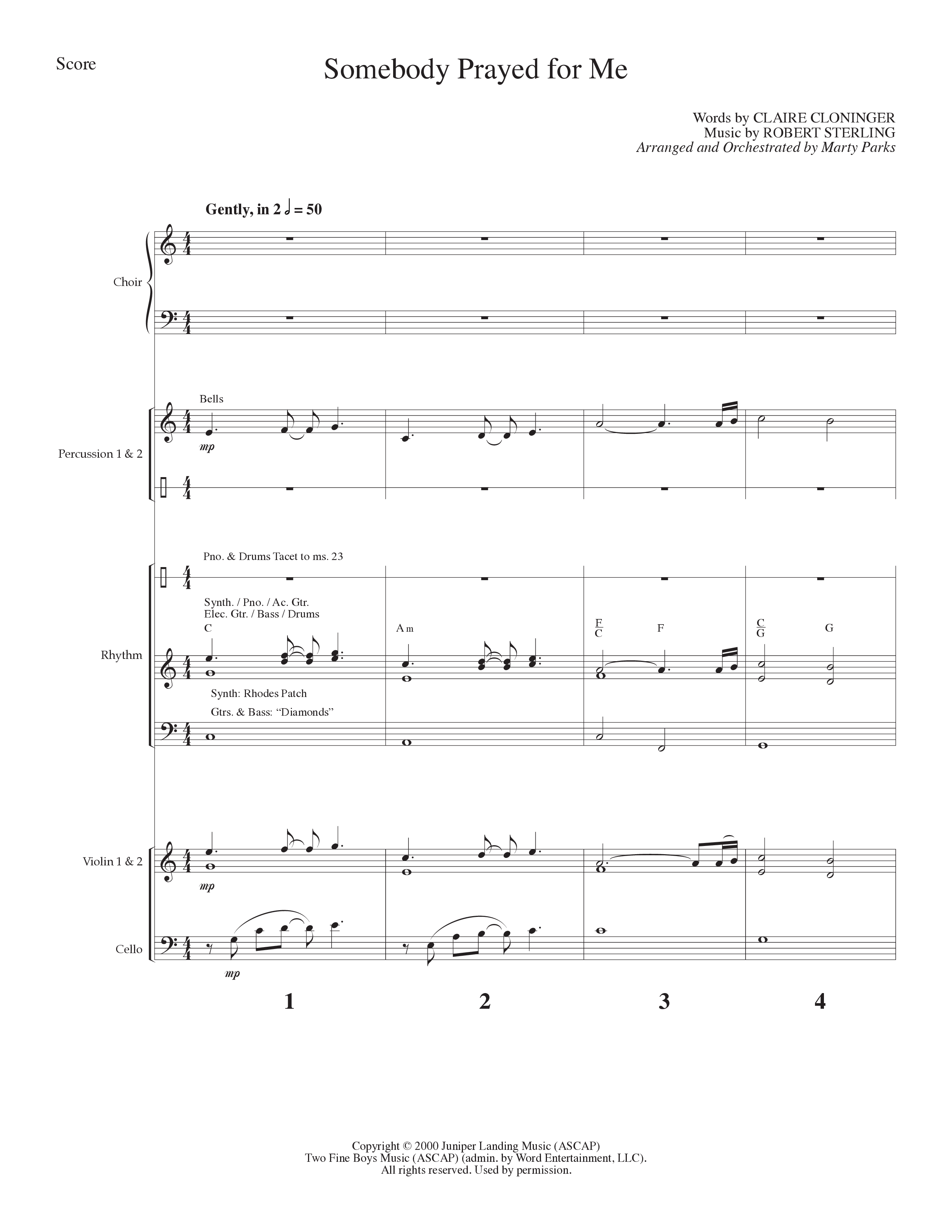 Top Anthem Collection (15 Song Choral Collection) Song 11 (Orchestration) (Lillenas Choral)
