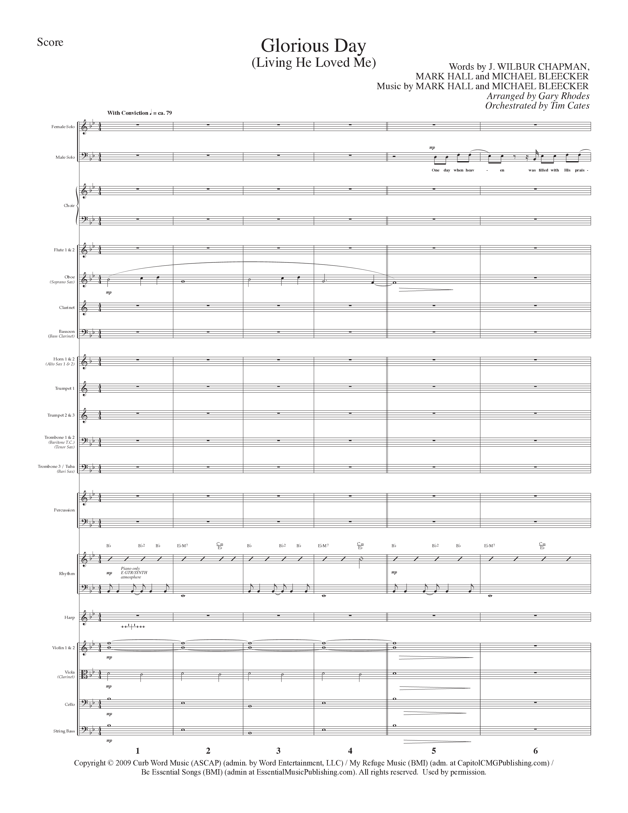 Top Anthem Collection (15 Song Choral Collection) Song 12 (Orchestration) (Lillenas Choral)