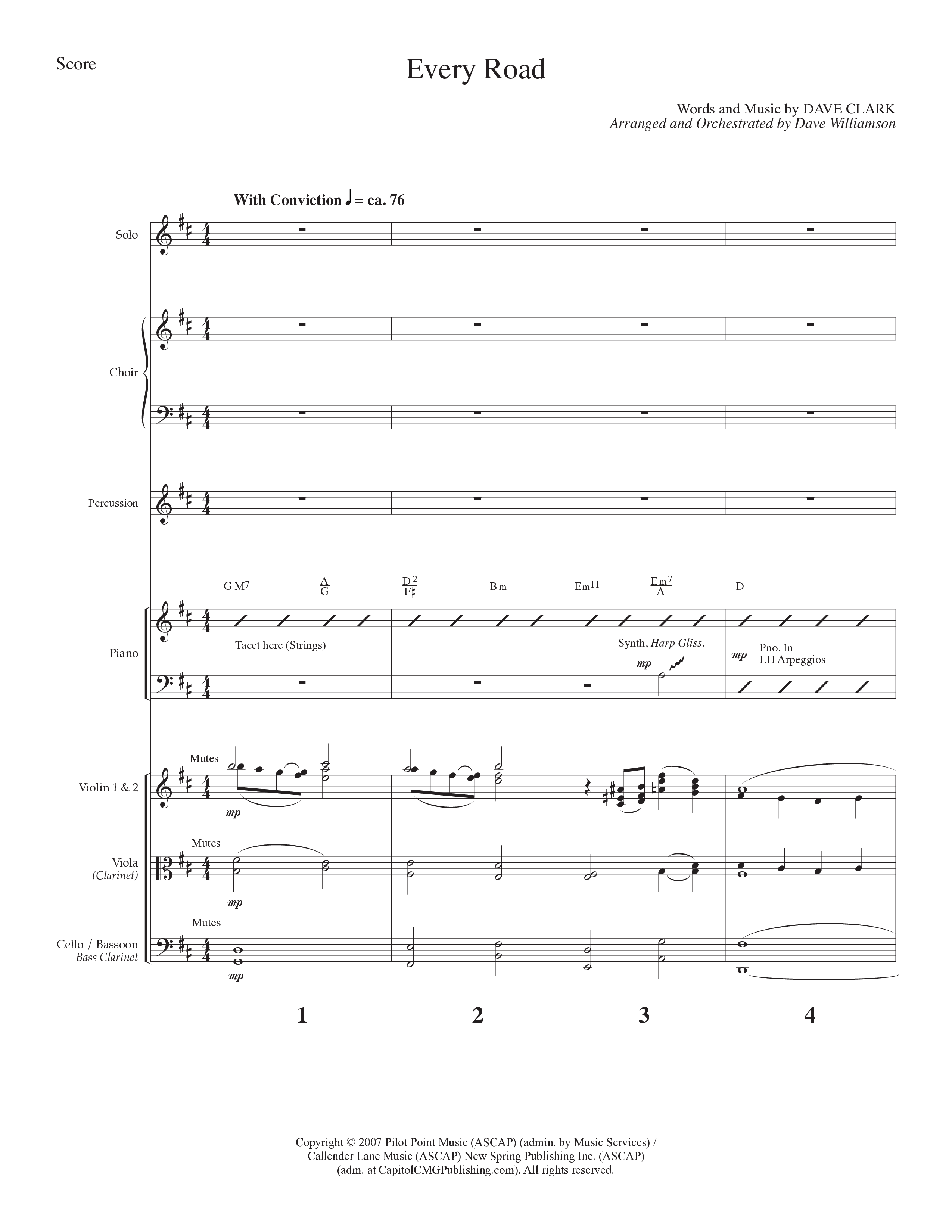 Top Anthem Collection (15 Song Choral Collection) Song 4 (Orchestration) (Lillenas Choral)