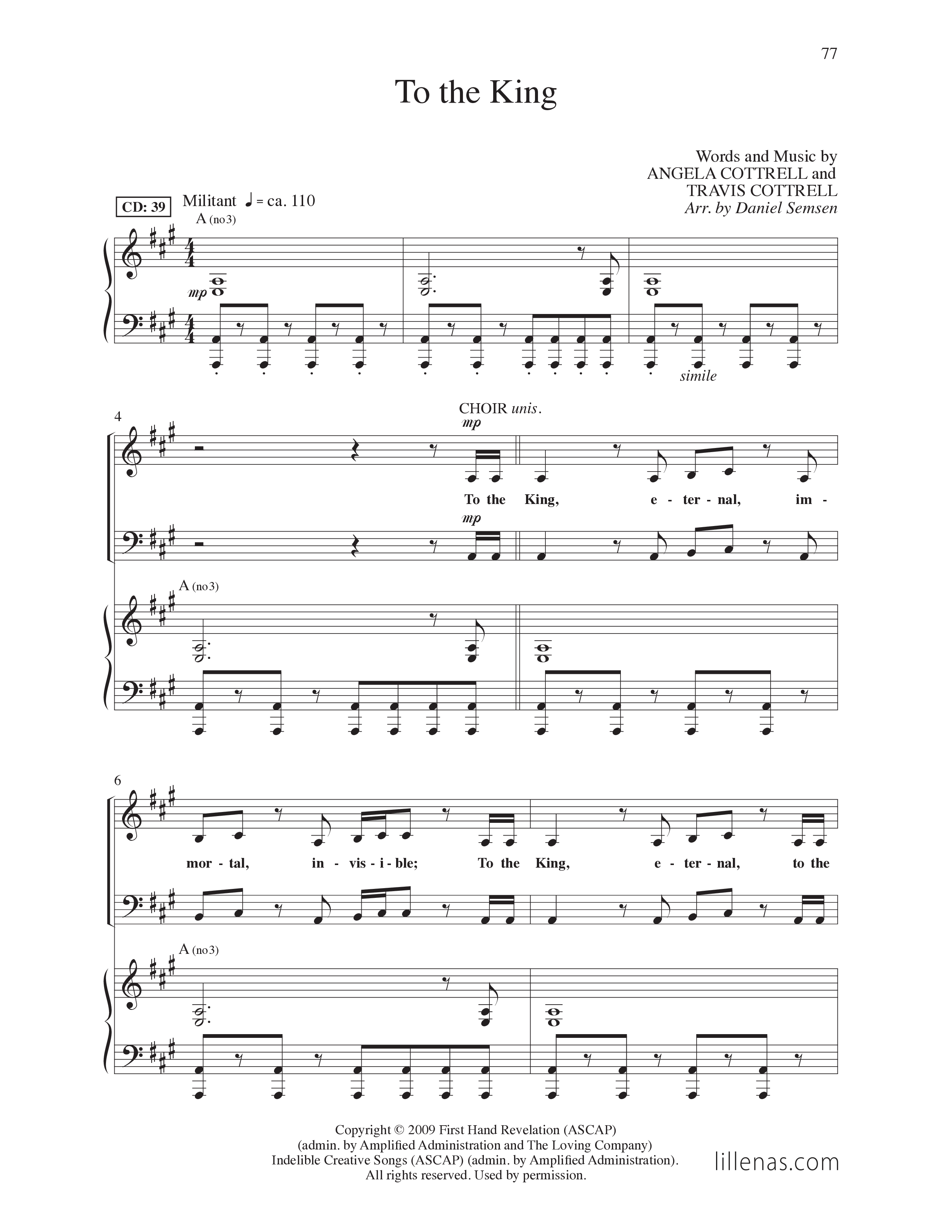Top Anthem Collection (15 Song Choral Collection) Song 7 (Piano SATB) (Lillenas Choral)