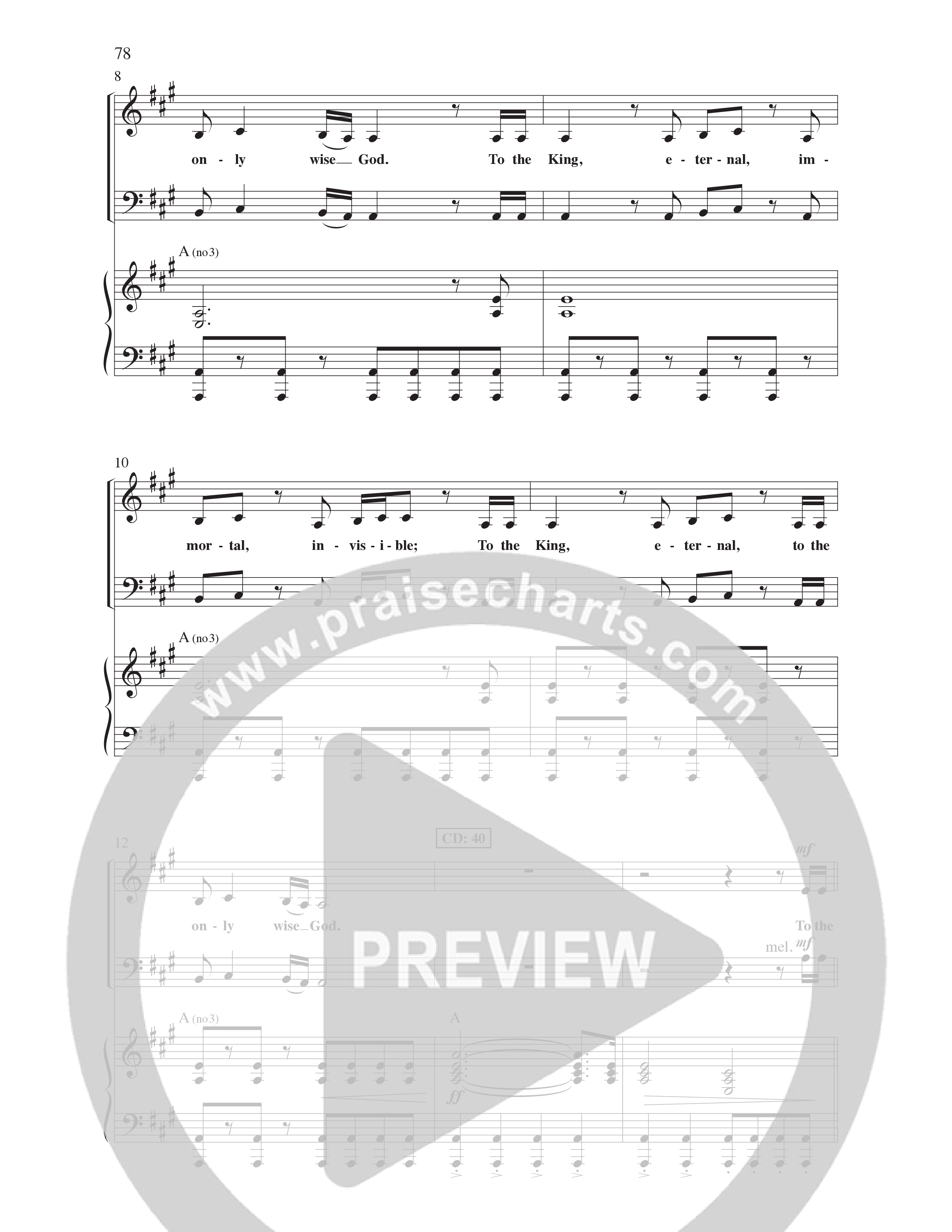 Top Anthem Collection (15 Song Choral Collection) Song 7 (Piano SATB) (Lillenas Choral)