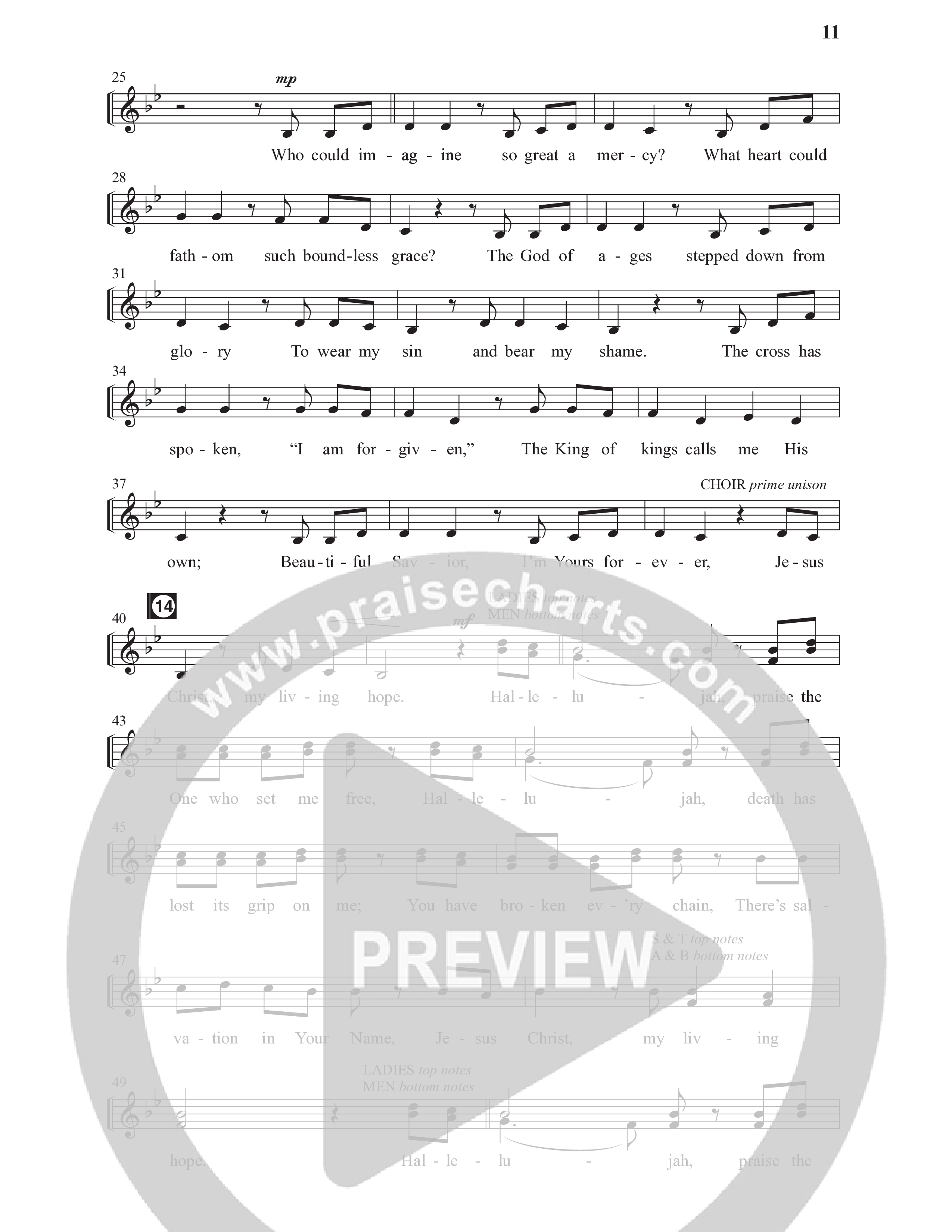Simple Worship Vol. 1 (10 Song Choral Collection) Song 3 (Piano SATB) (Lillenas Choral / Arr. Cliff Duren / Arr. Christopher Phillips / Arr. Nick Robertson / Arr. Dave Clark)