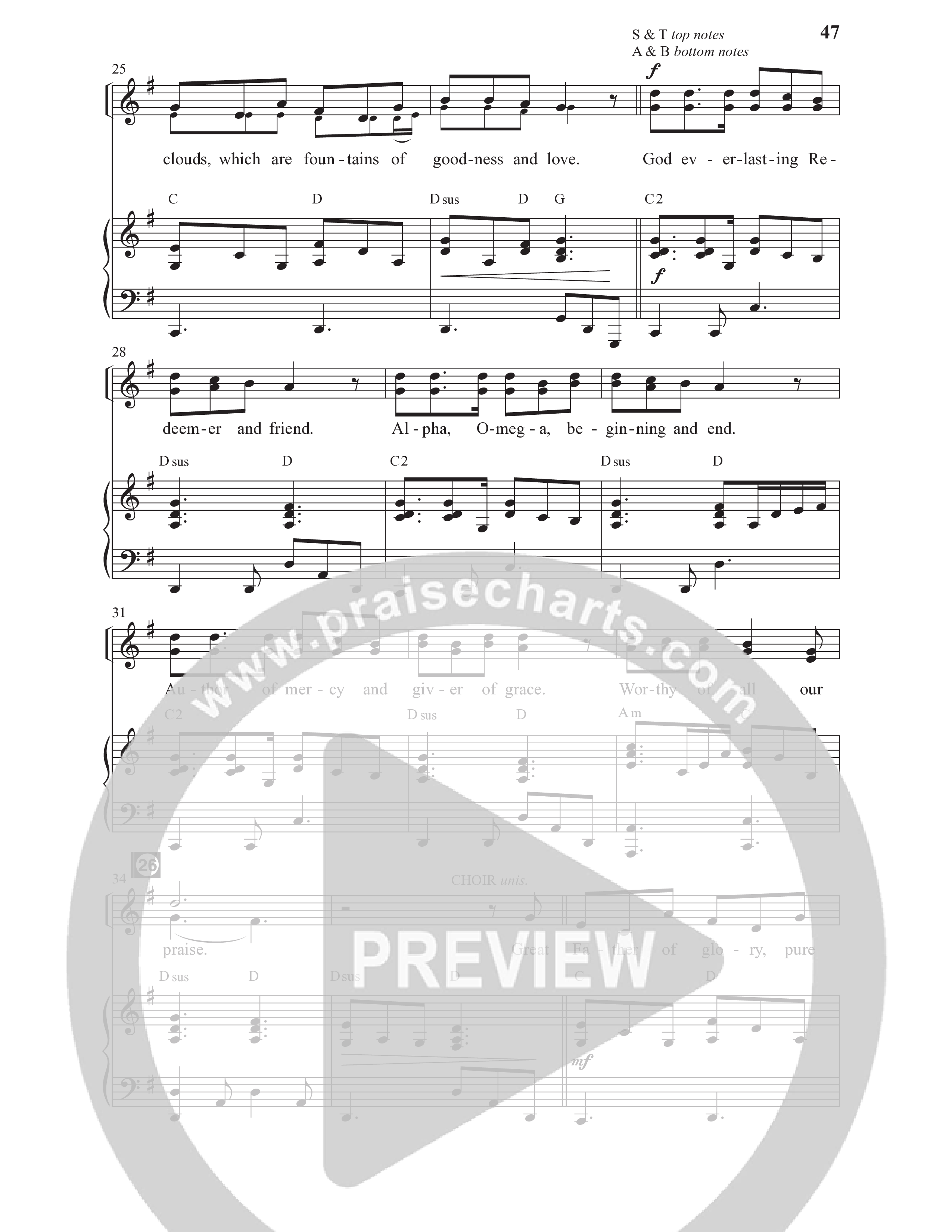 Simple Worship Vol. 1 (10 Song Choral Collection) Song 5 (Piano SATB) (Lillenas Choral / Arr. Cliff Duren / Arr. Christopher Phillips / Arr. Nick Robertson / Arr. Dave Clark)