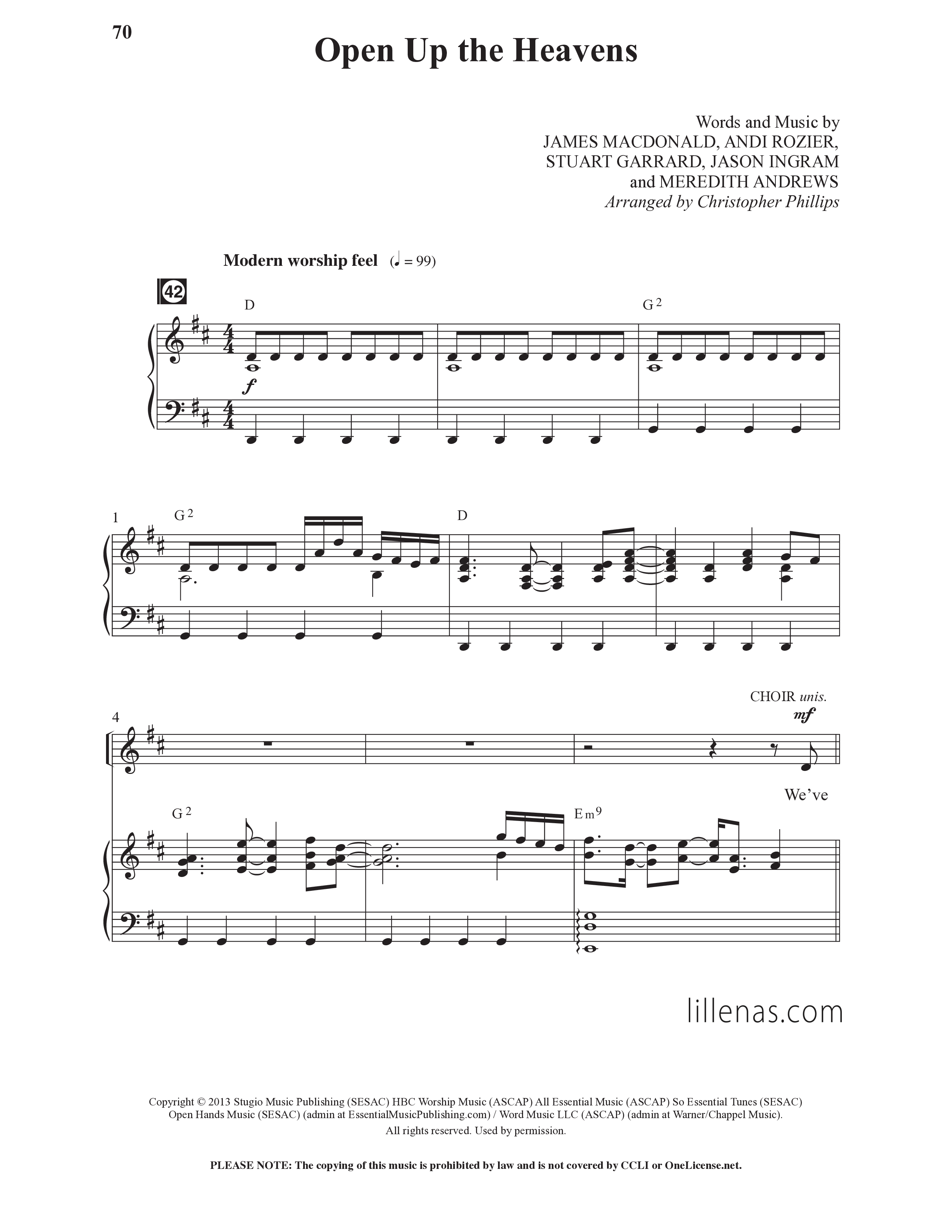 Simple Worship Vol. 1 (10 Song Choral Collection) Song 8 (Piano SATB) (Lillenas Choral / Arr. Cliff Duren / Arr. Christopher Phillips / Arr. Nick Robertson / Arr. Dave Clark)