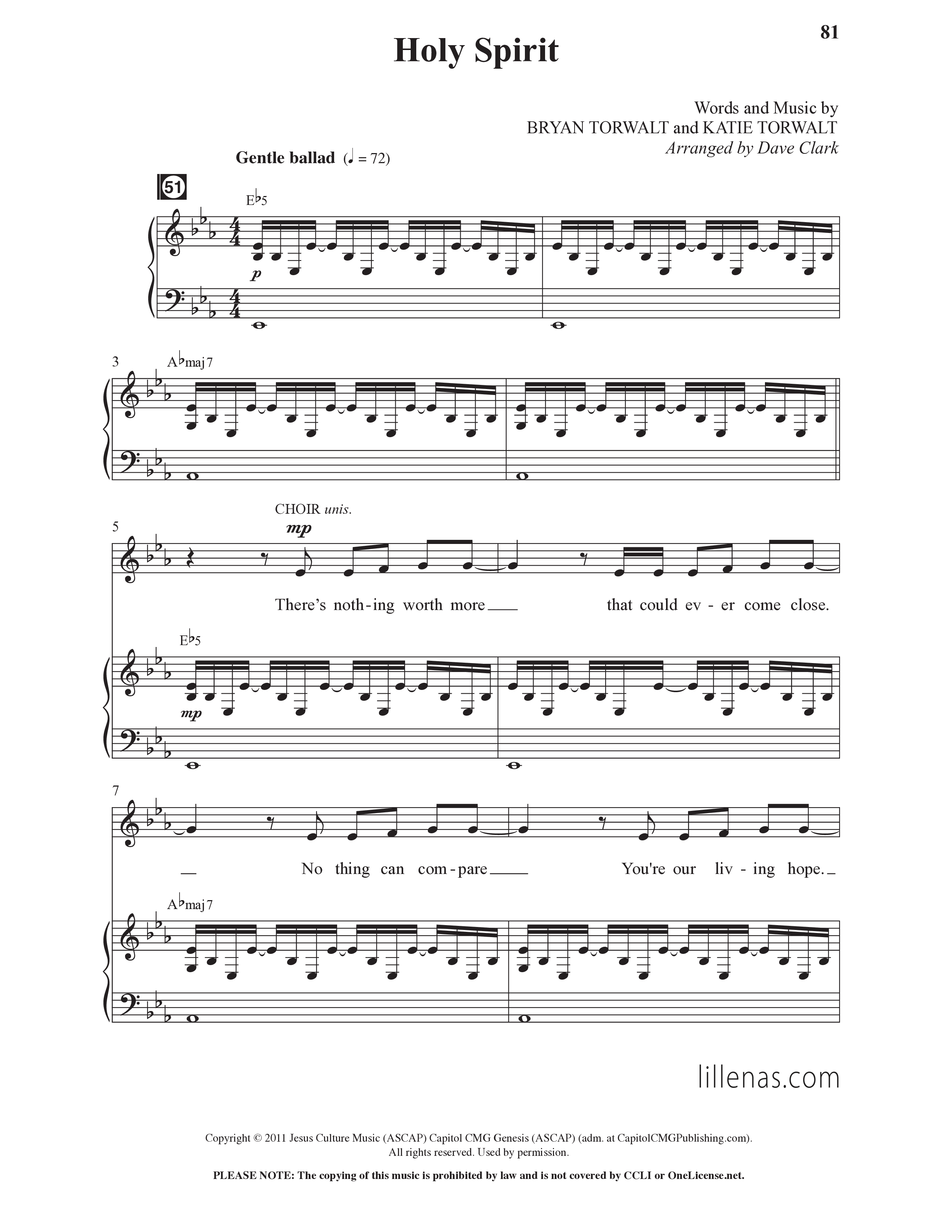 Simple Worship Vol. 1 (10 Song Choral Collection) Song 9 (Piano SATB) (Lillenas Choral / Arr. Cliff Duren / Arr. Christopher Phillips / Arr. Nick Robertson / Arr. Dave Clark)