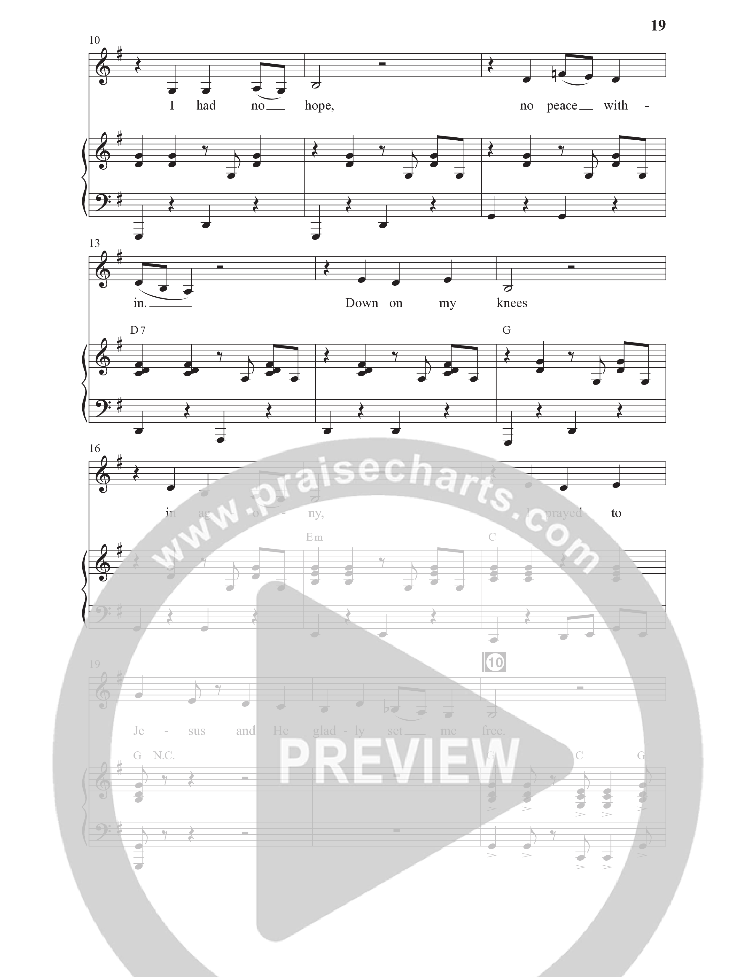 Sunday Southern Favorites Vol. 1 (12 Song Choral Collection) Song 2 (Piano SATB) (Lillenas Choral / Arr. Marty Hamby)