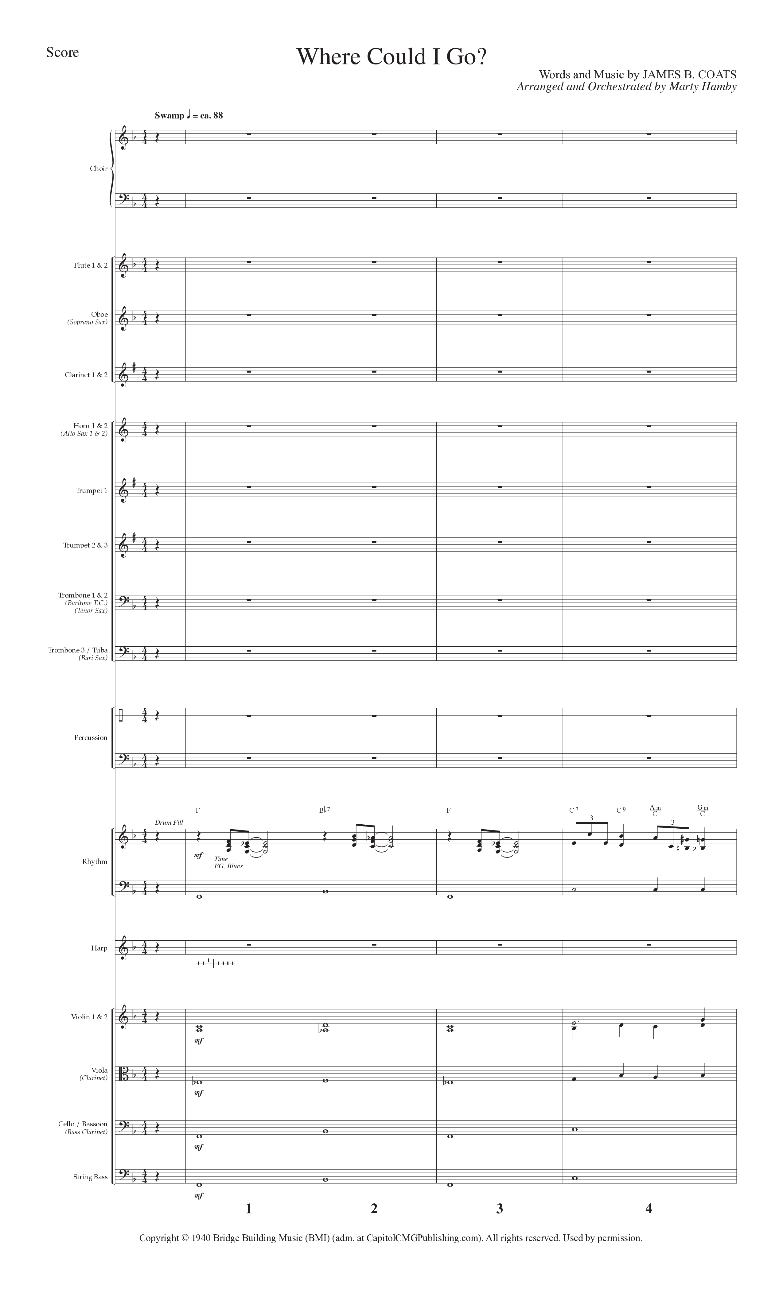 Sunday Southern Favorites Vol. 1 (12 Song Choral Collection) Song 3 (Orchestration) (Lillenas Choral / Arr. Marty Hamby)