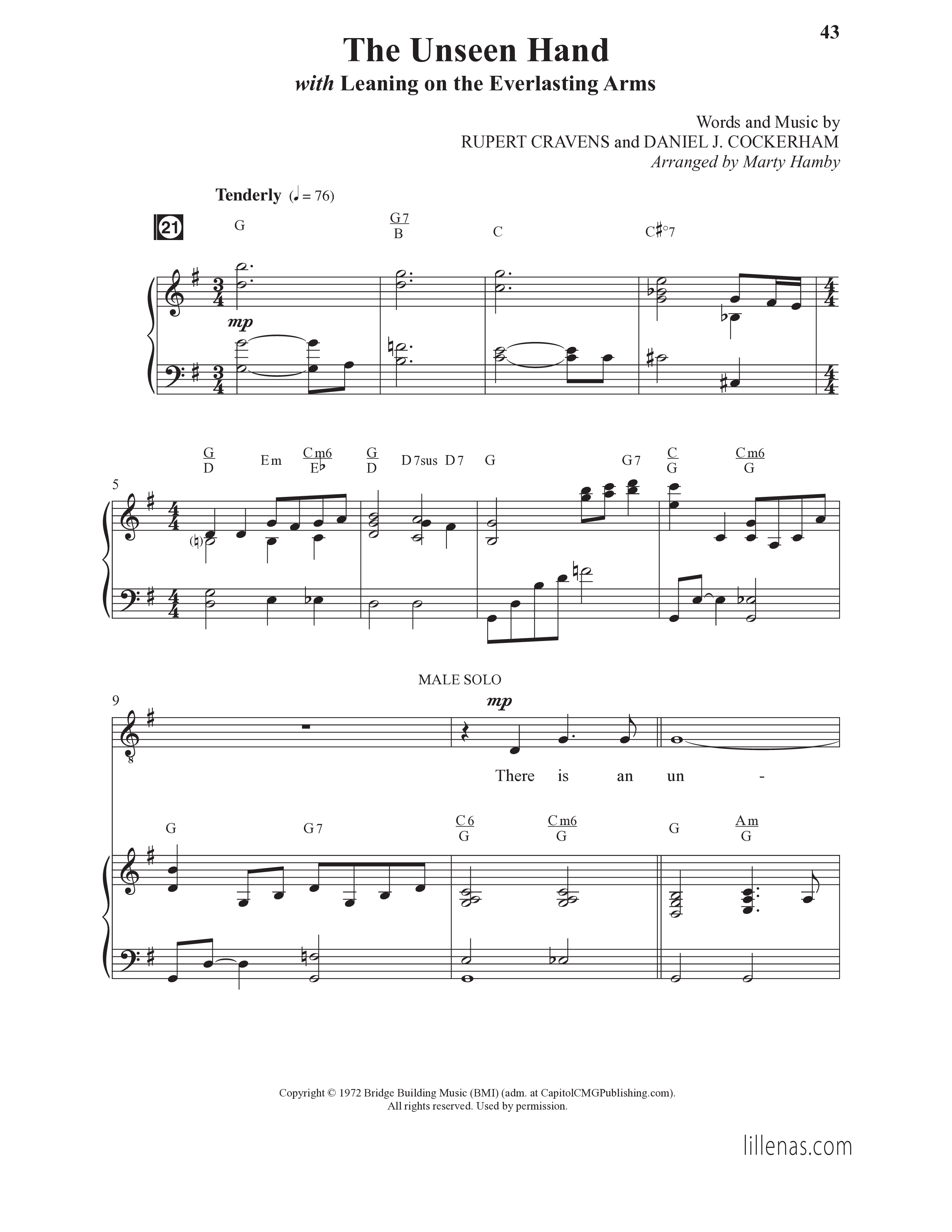 Sunday Southern Favorites Vol. 1 (12 Song Choral Collection) Song 4 (Piano SATB) (Lillenas Choral / Arr. Marty Hamby)