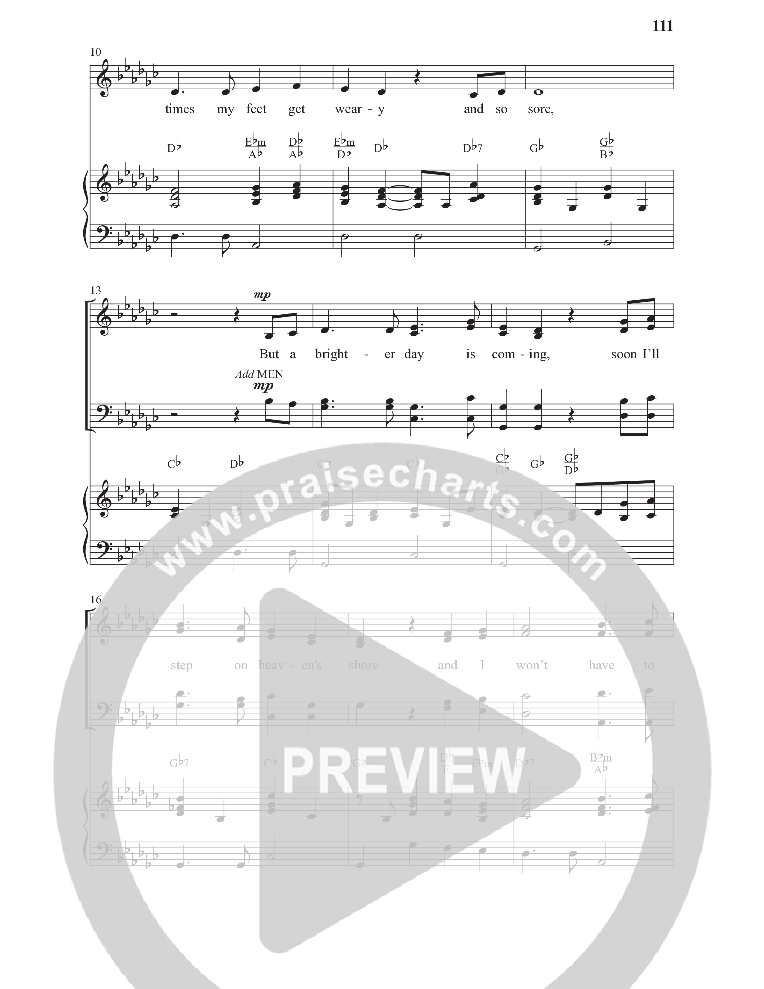 Sunday Southern Favorites Vol. 1 (12 Song Choral Collection) Song 9 (Piano SATB) (Lillenas Choral / Arr. Marty Hamby)