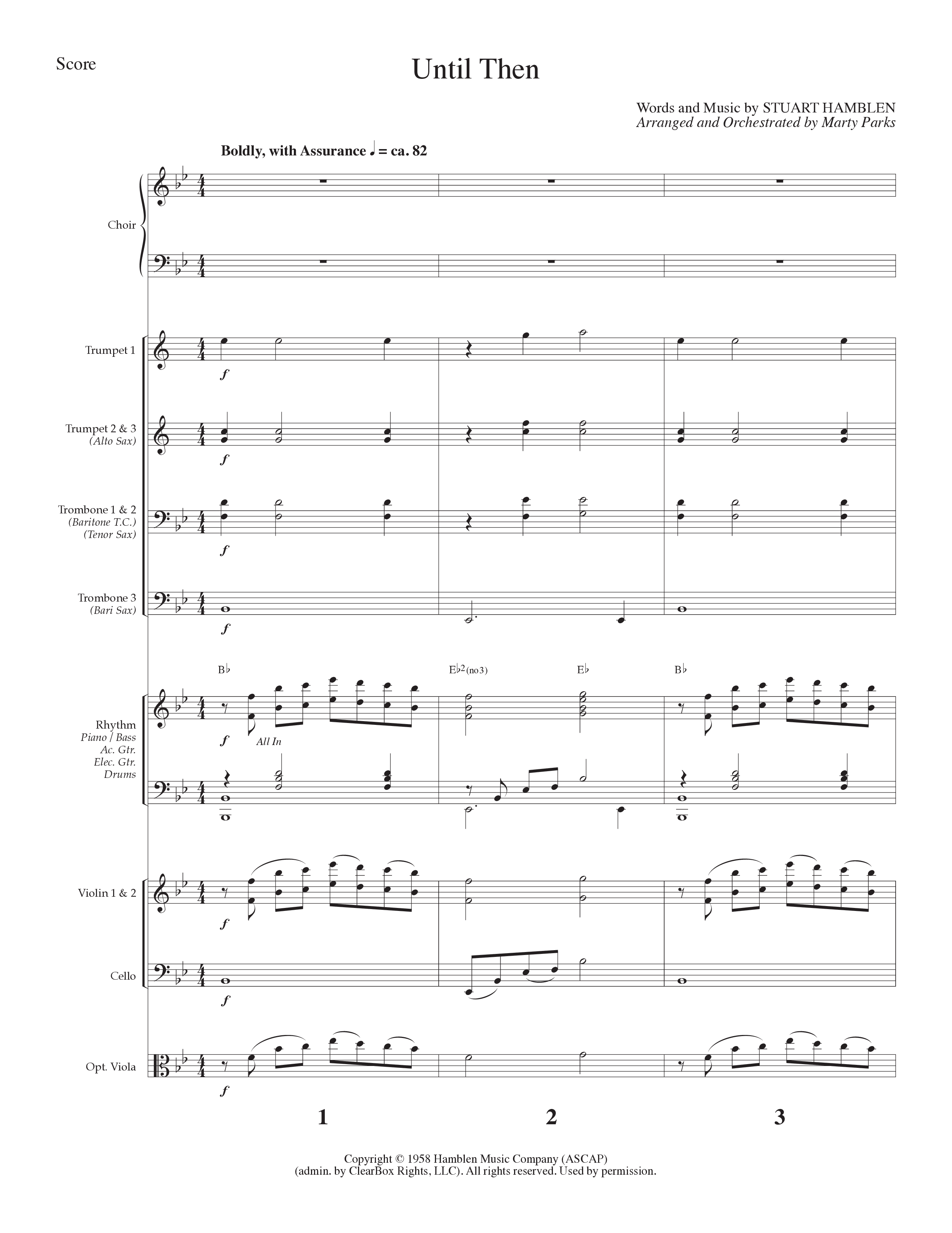 Turn Your Radio On Vol. 2 (12 Song Choral Collection) Song 12 (Orchestration) (Lillenas Choral / Arr. Marty Hamby)