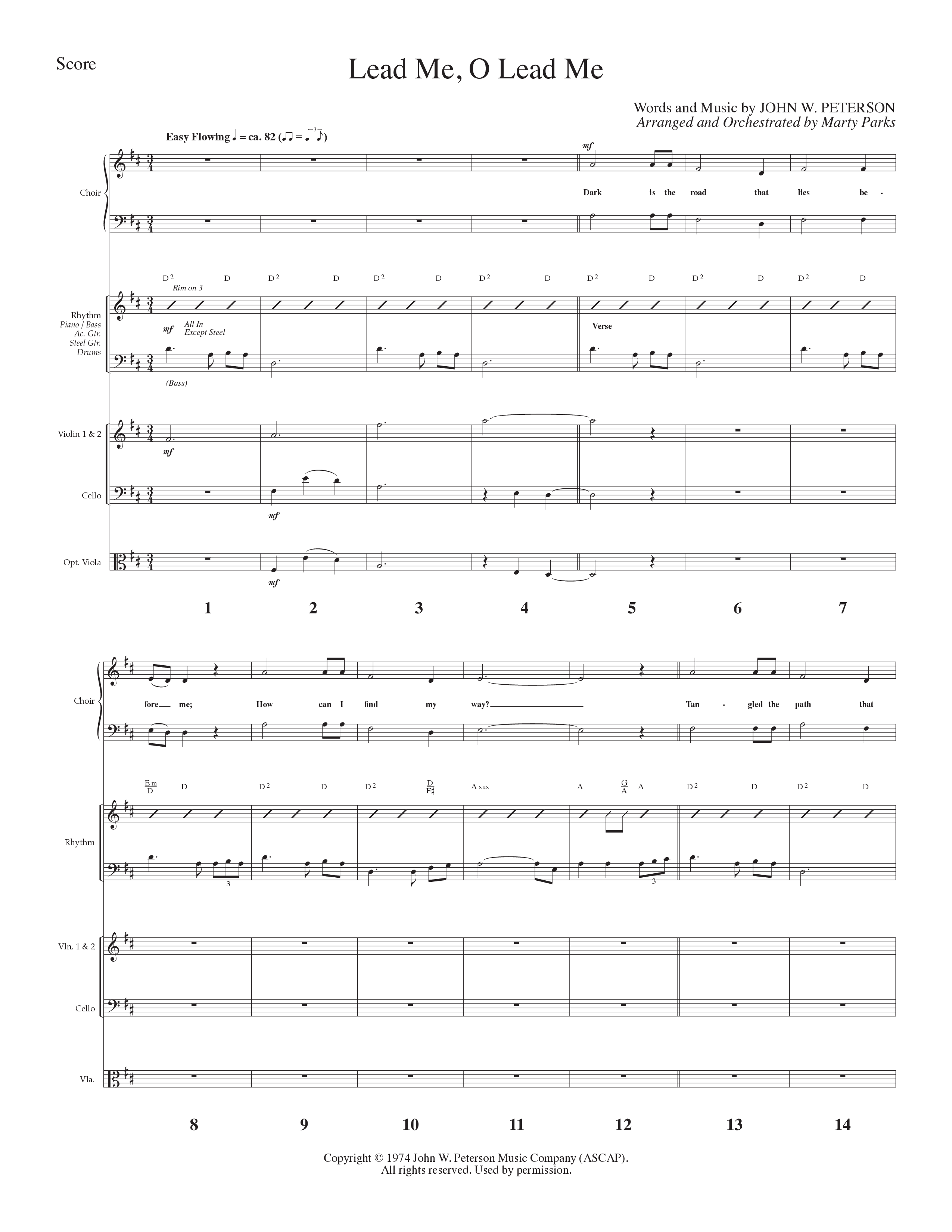 Turn Your Radio On Vol. 2 (12 Song Choral Collection) Song 4 (Orchestration) (Lillenas Choral / Arr. Marty Hamby)