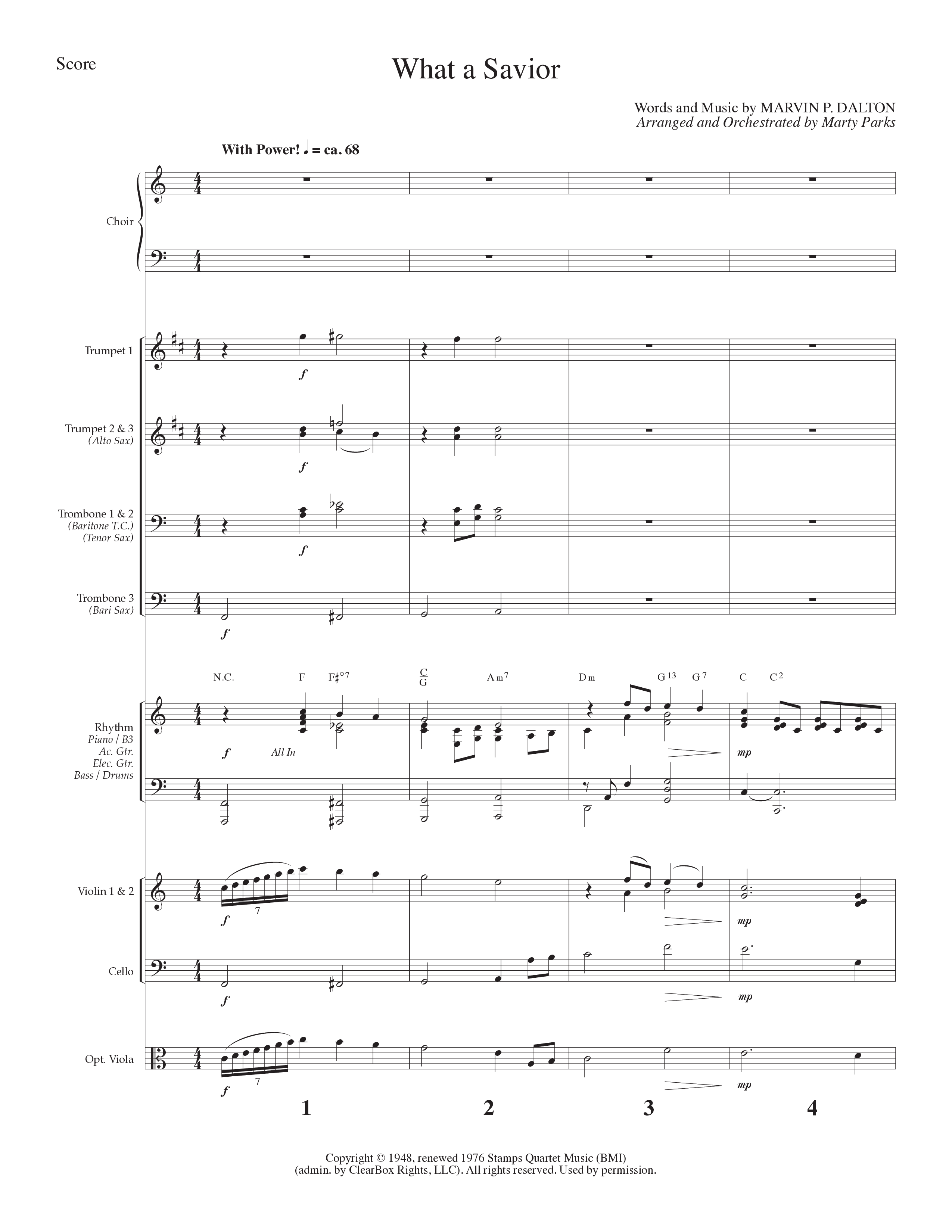 Turn Your Radio On Vol. 2 (12 Song Choral Collection) Song 8 (Orchestration) (Lillenas Choral / Arr. Marty Hamby)