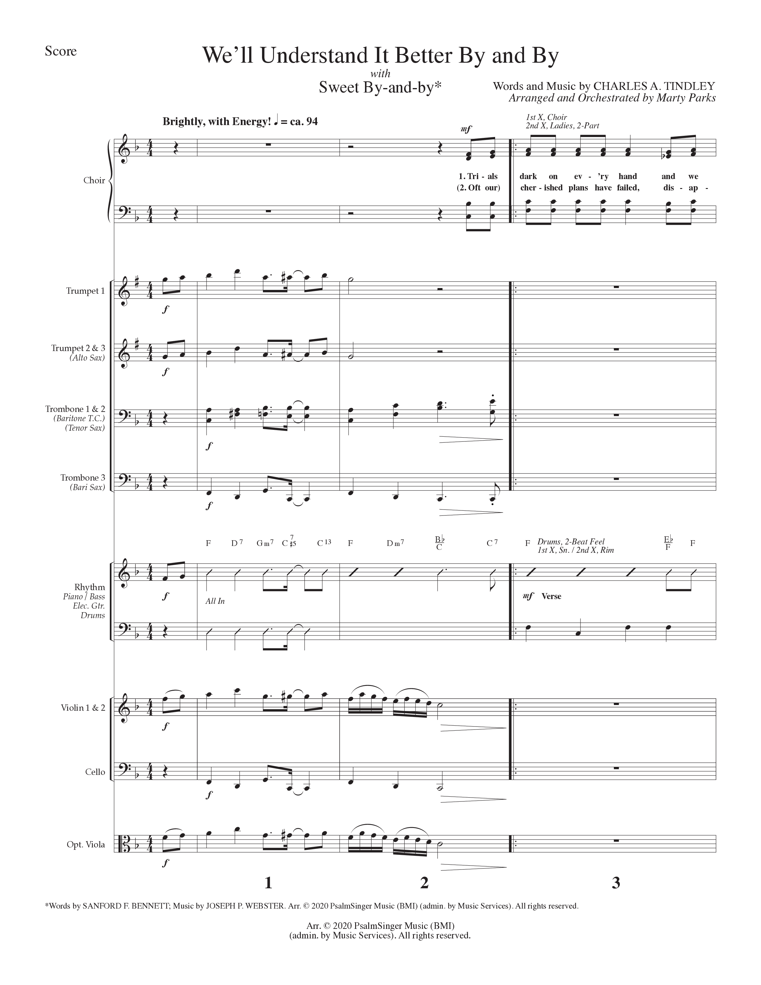 Turn Your Radio On Vol. 2 (12 Song Choral Collection) Song 9 (Orchestration) (Lillenas Choral / Arr. Marty Hamby)