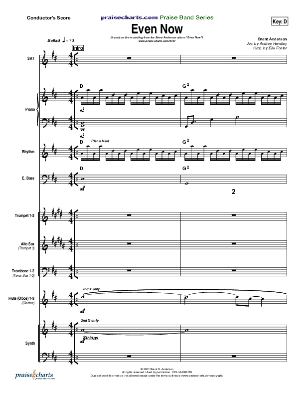 Even Now Orchestration (Brent Anderson)