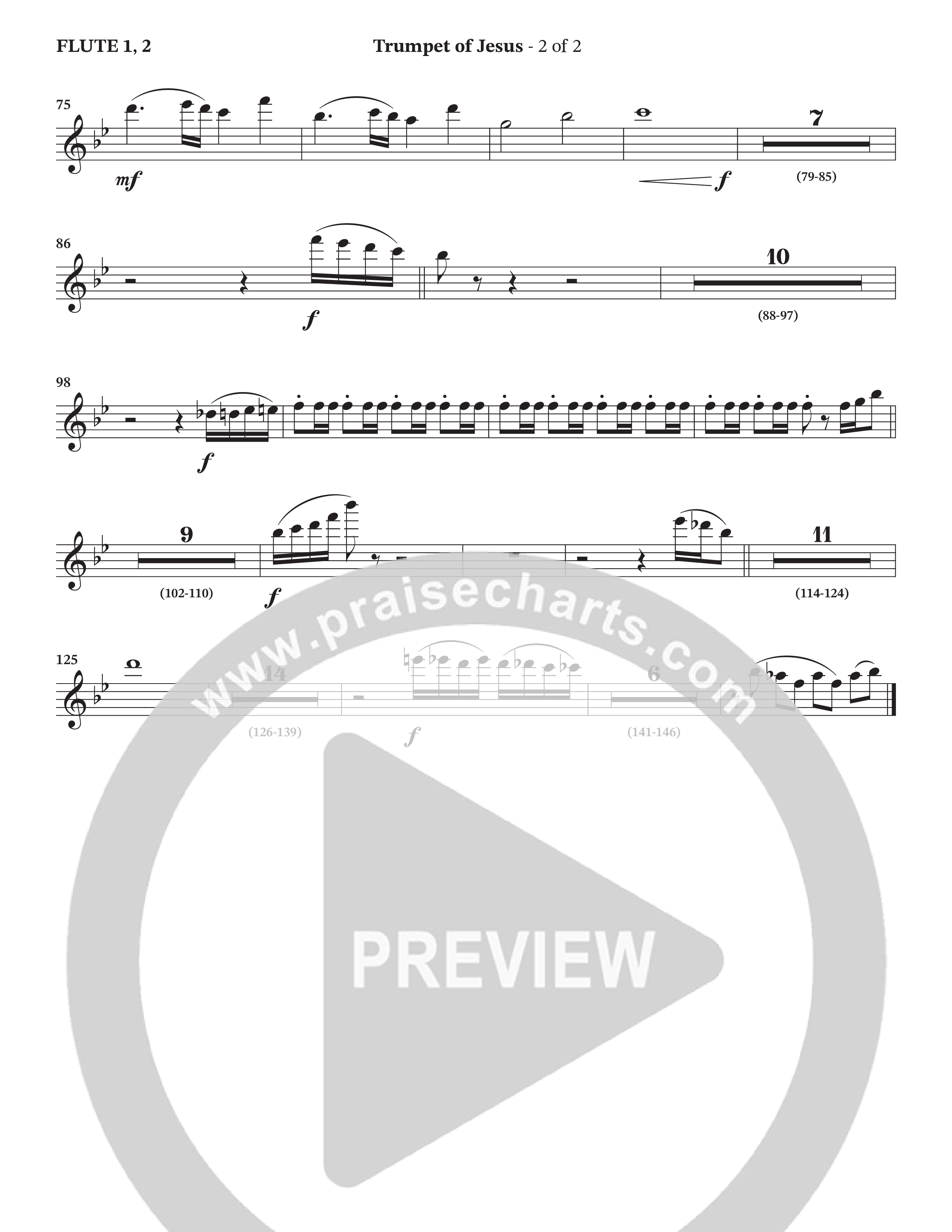 Trumpet Of Jesus (Choral Anthem SATB) Wind Pack (Charles Billingsley / Russ Taff / Arr. Wayne Haun)