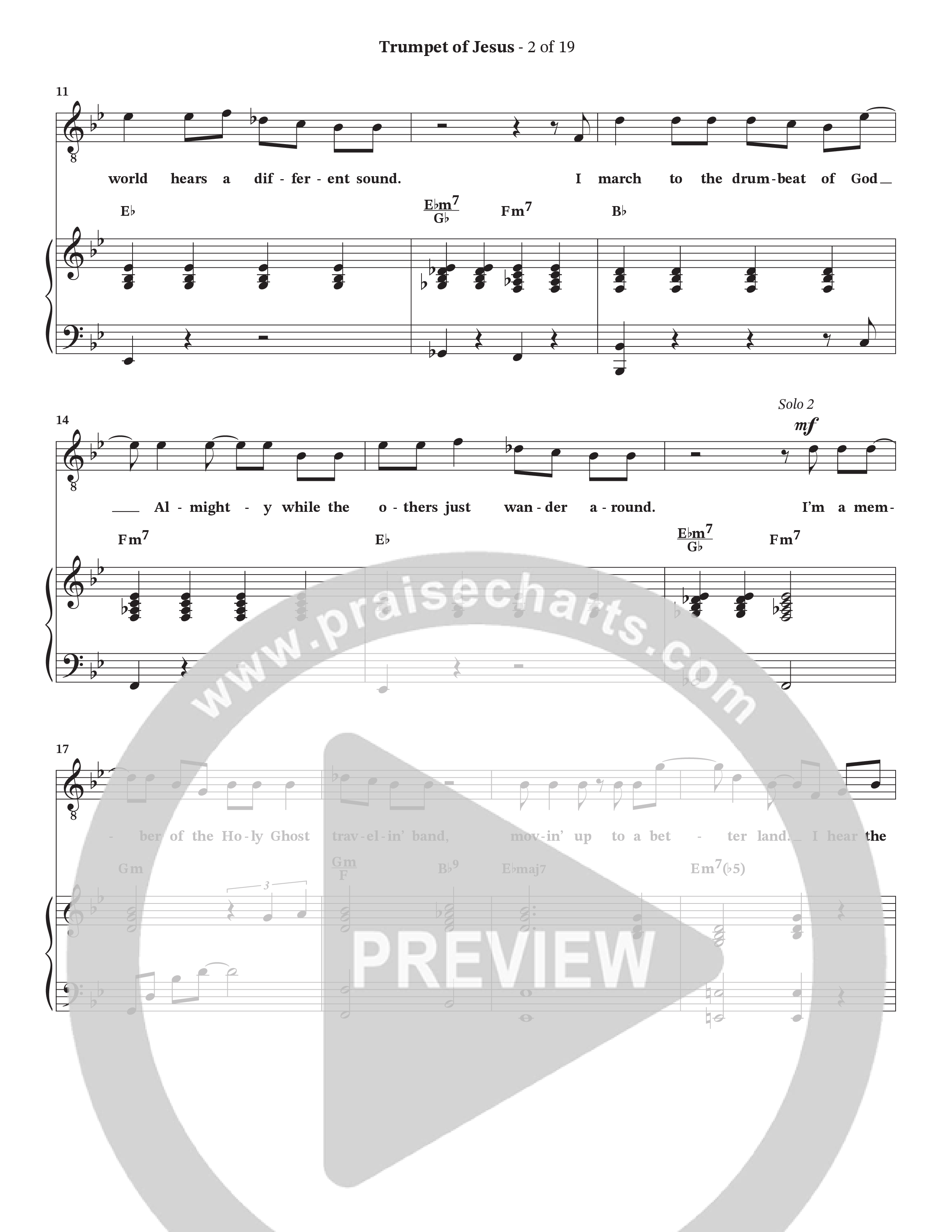 Trumpet Of Jesus (Choral Anthem SATB) Piano/Vocal Pack (Charles Billingsley / Russ Taff / Arr. Wayne Haun)