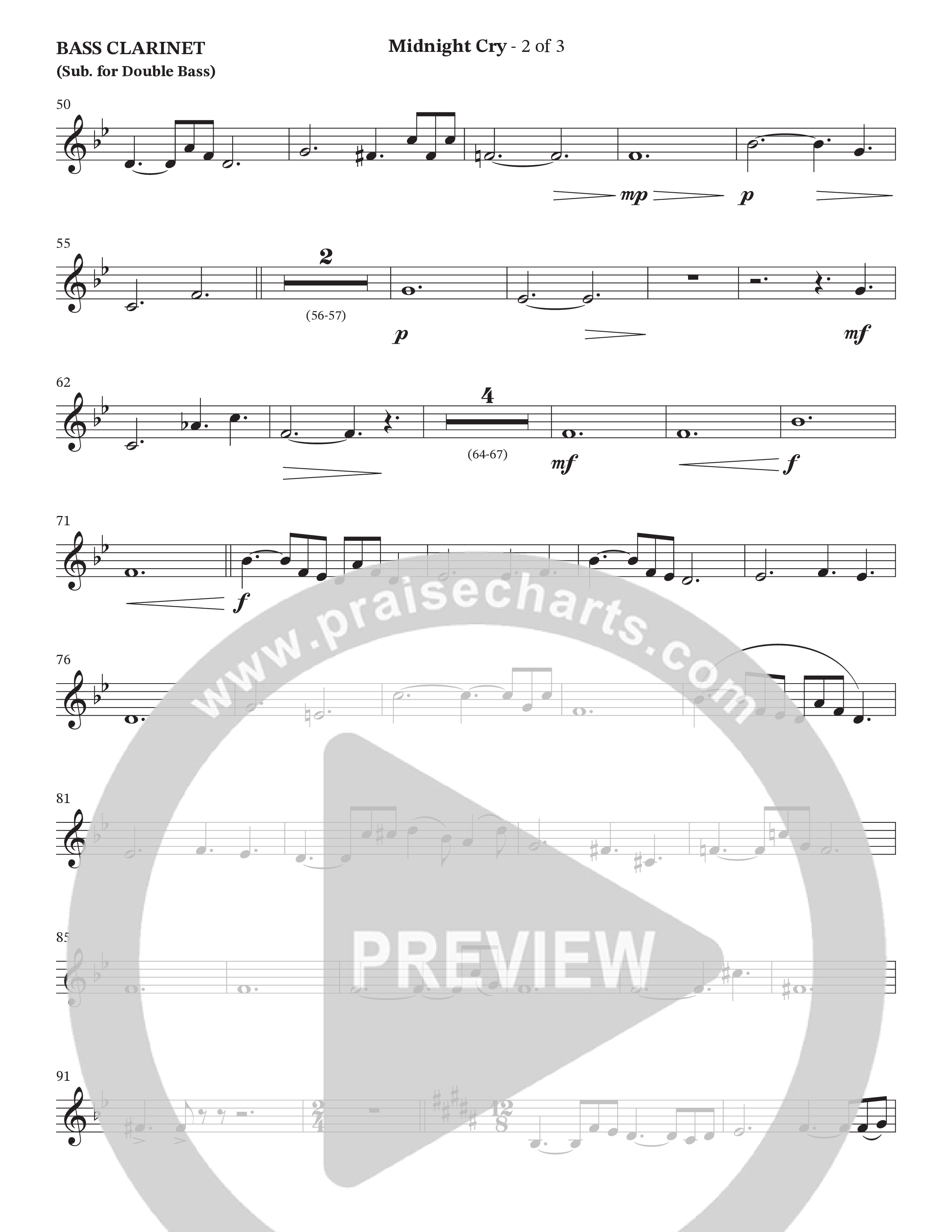 Midnight Cry (Choral Anthem SATB) Bass Clarinet (Charles Billingsley / Arr. Wayne Haun)