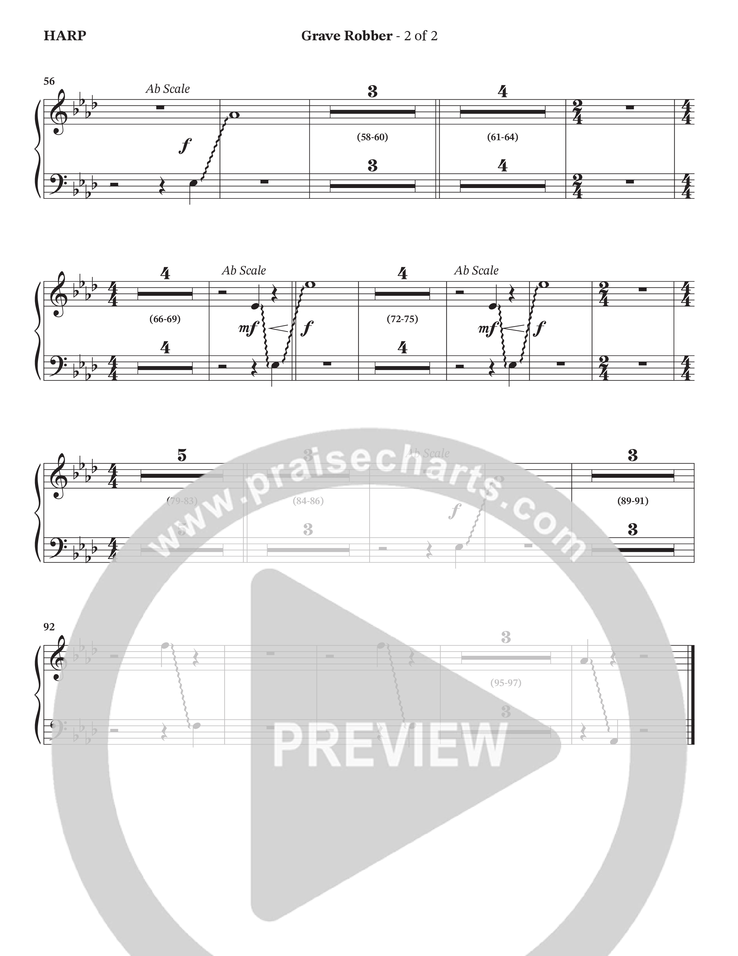 Grave Robber / Ain't No Grave (Choral Anthem SATB) Harp (Charles Billingsley / Arr. Wayne Haun)