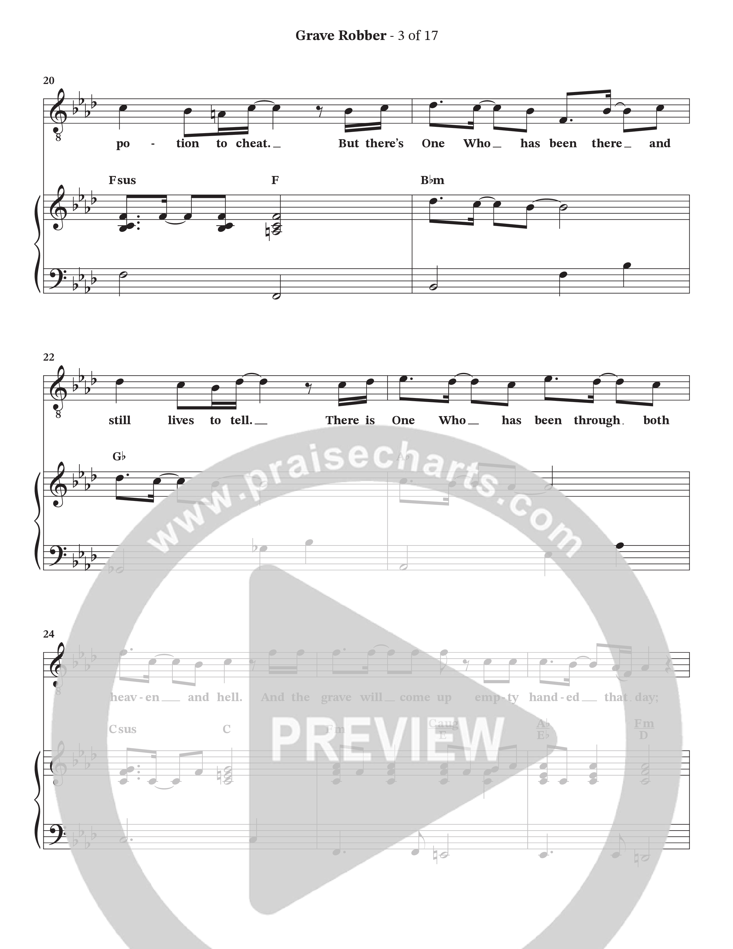 Grave Robber / Ain't No Grave (Choral Anthem SATB) Orchestration (Charles Billingsley / Arr. Wayne Haun)
