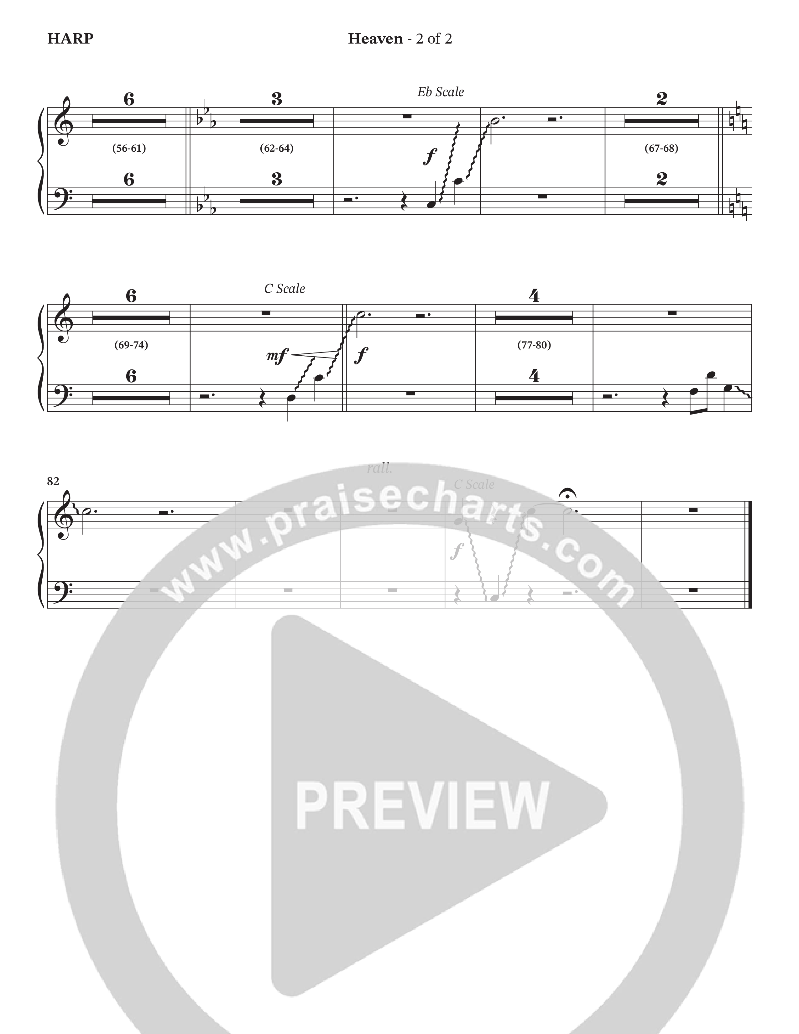 Heaven (Choral Anthem SATB) Harp (Charles Billingsley / Arr. Bradley Knight / Orch. Wayne Haun)
