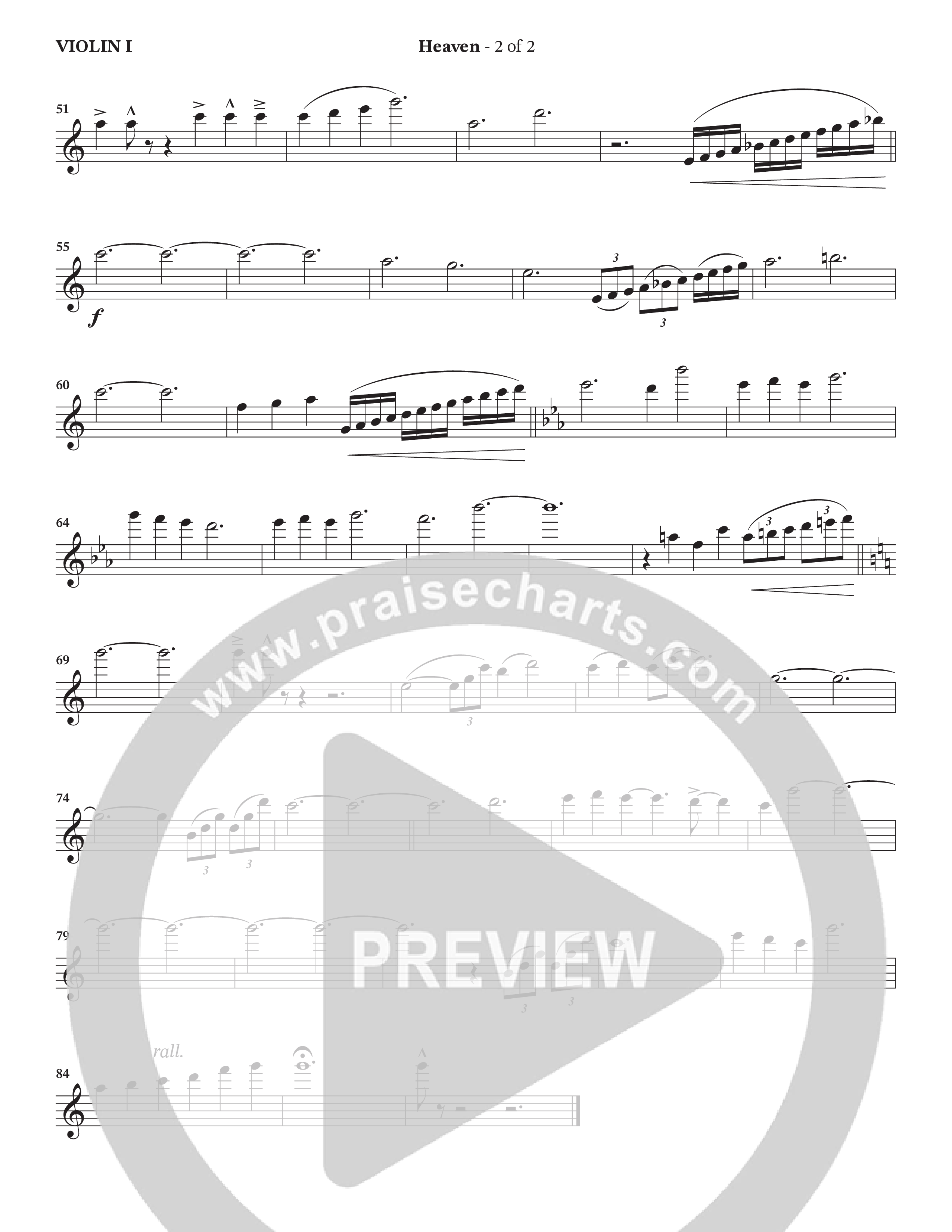 Heaven (Choral Anthem SATB) String Pack (Charles Billingsley / Arr. Bradley Knight / Orch. Wayne Haun)