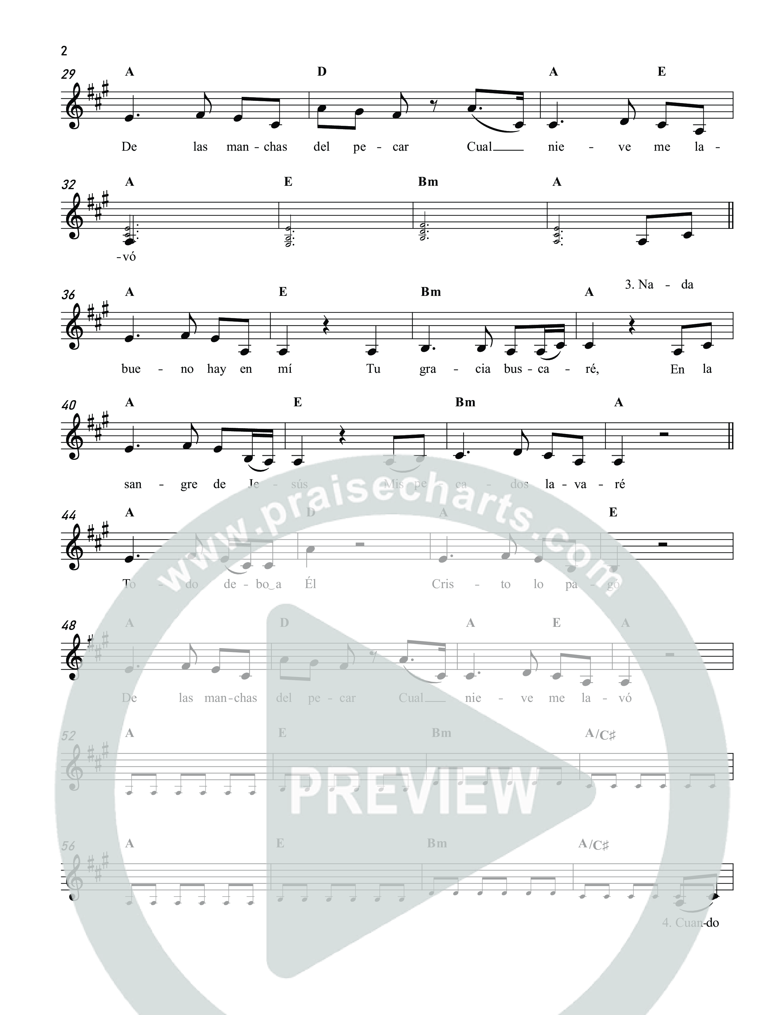 Todo Debo A Él (Jesus Paid It All) Lead Sheet Melody (Reawaken Hymns)