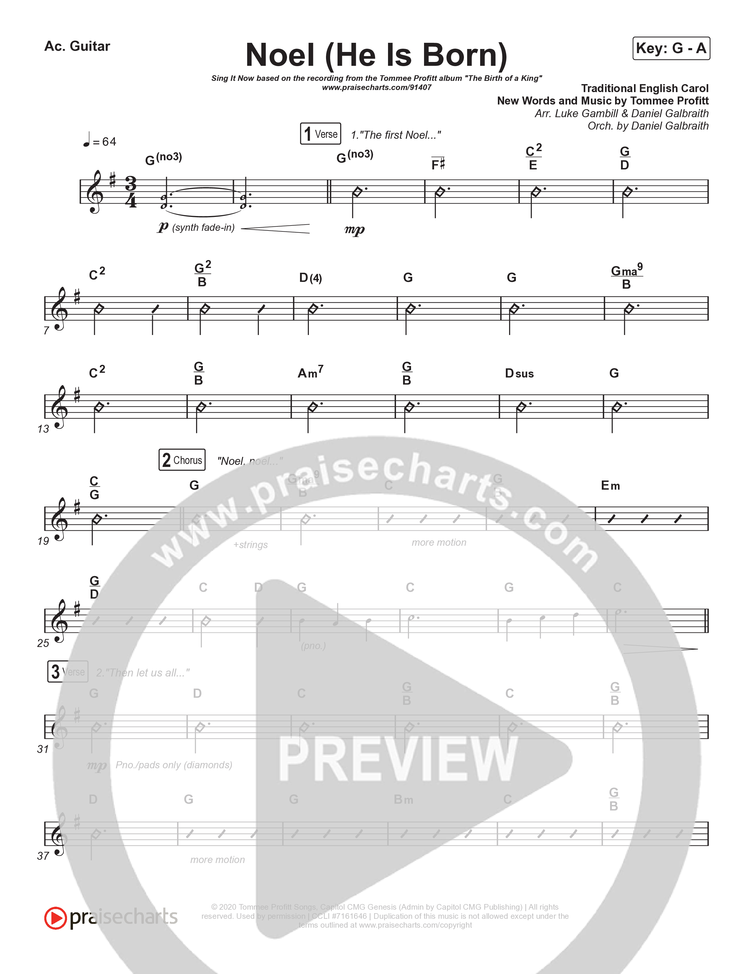 Noel (He Is Born) (Sing It Now) Rhythm Pack (Tommee Profitt / Stanaj / Arr. Luke Gambill)