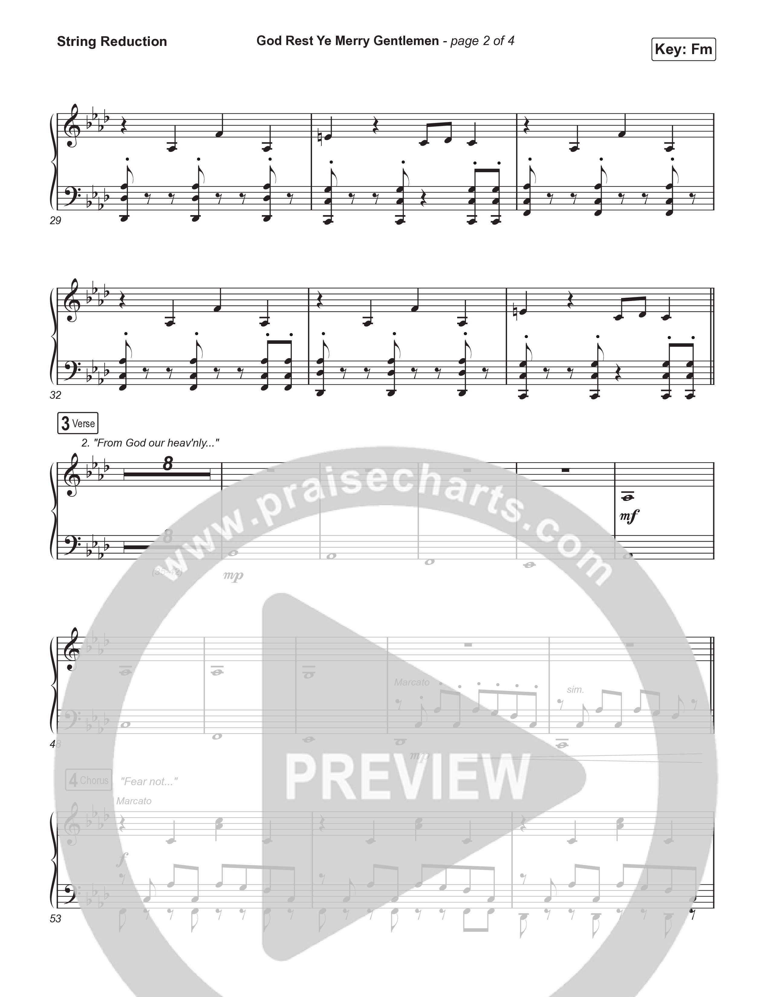God Rest Ye Merry Gentlemen (Sing It Now) String Reduction (Phil Wickham / Arr. Luke Gambill)
