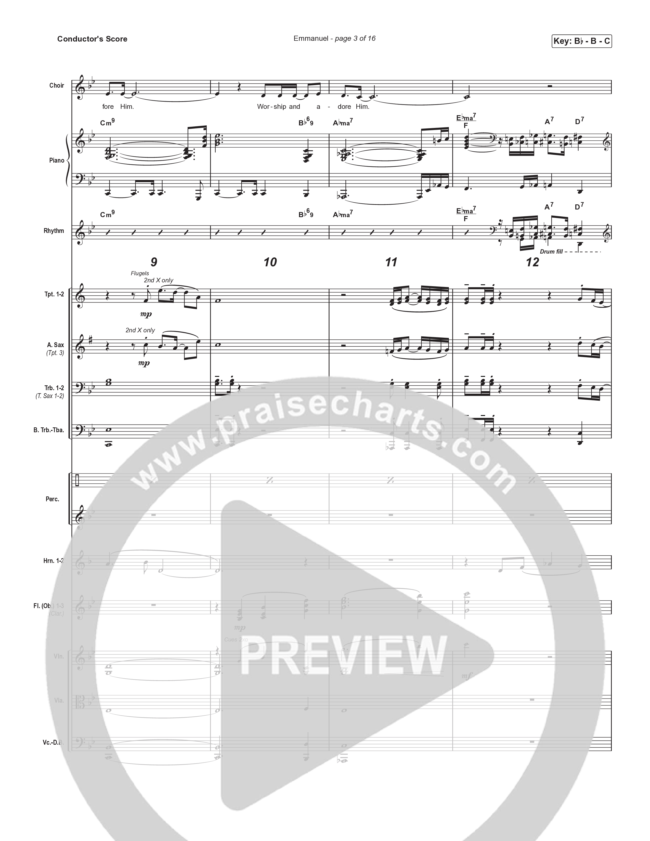 Emmanuel (Unison/2-Part) Orchestration (Norman Hutchins / Arr. Luke Gambill)
