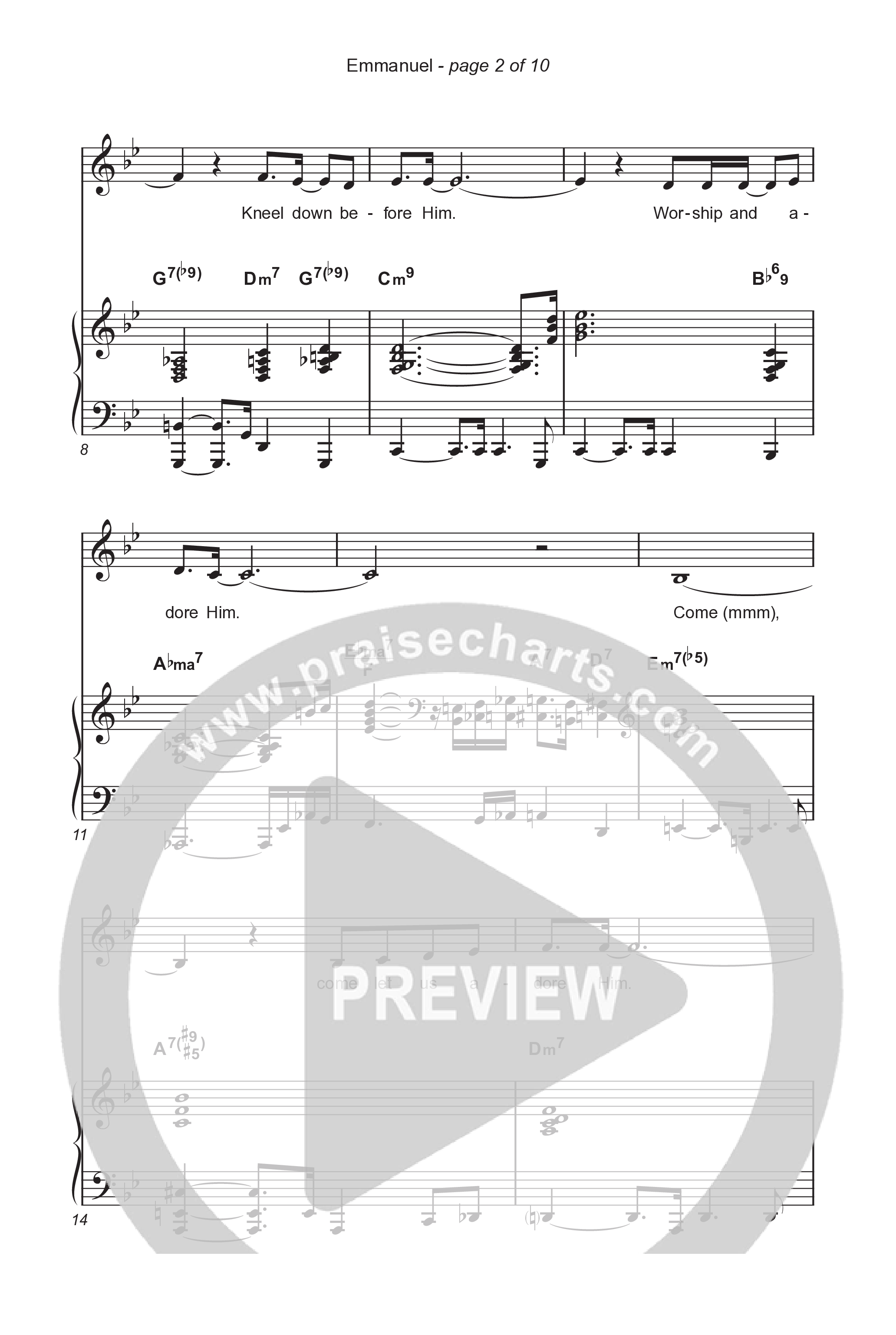 Emmanuel (Unison/2-Part) Octavo (Uni/2-Part & Pno) (Norman Hutchins / Arr. Luke Gambill)