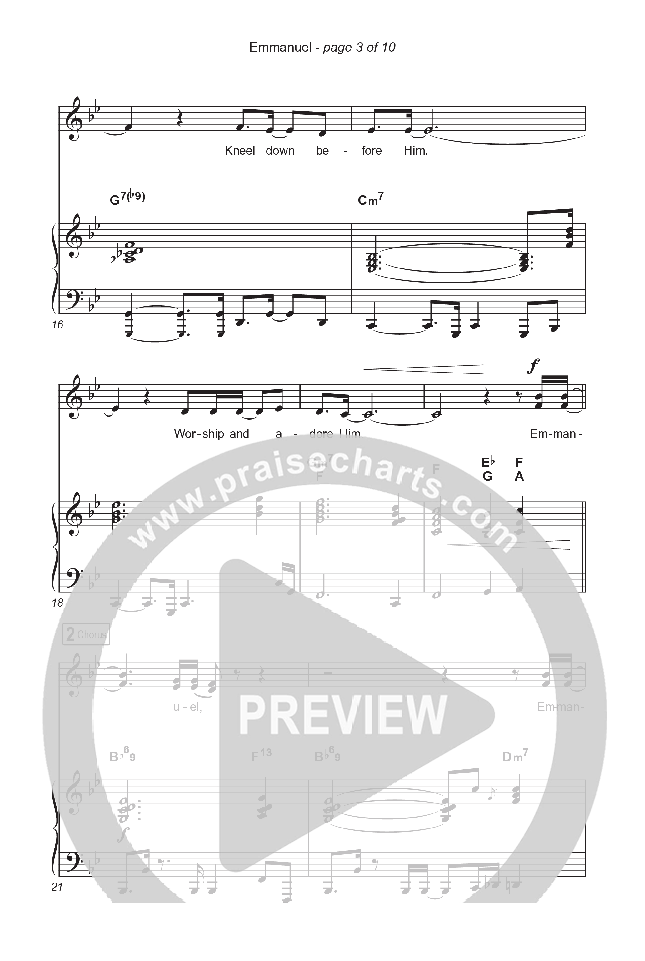 Emmanuel (Unison/2-Part) Octavo (Uni/2-Part & Pno) (Norman Hutchins / Arr. Luke Gambill)